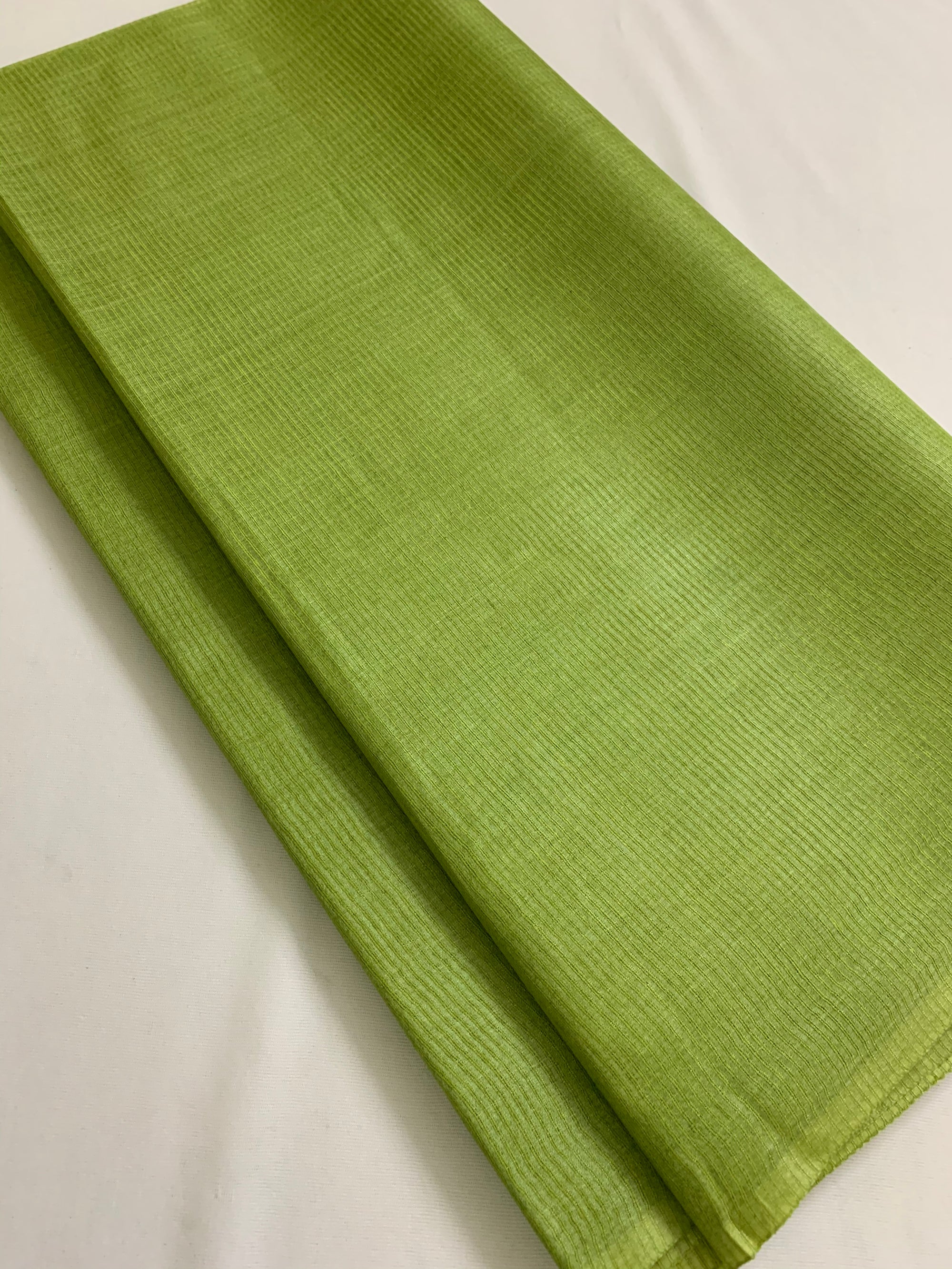 Striped Pure Tussar silk fabric