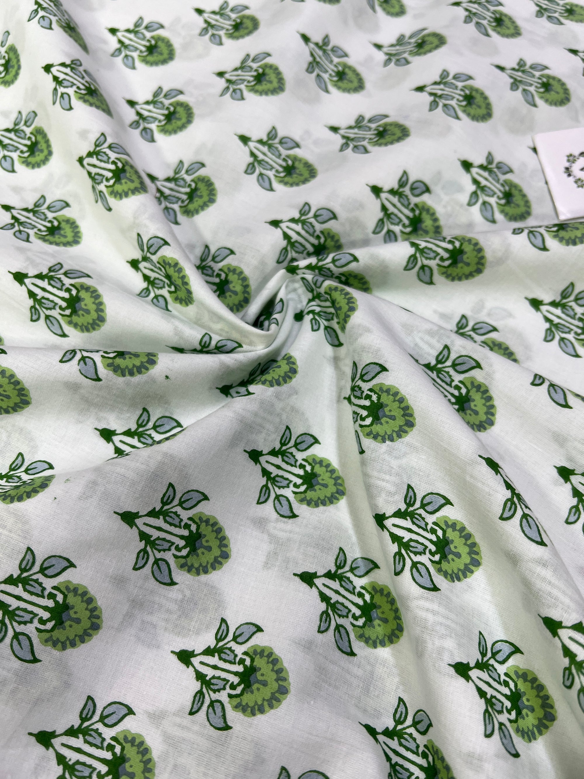 Printed pure cotton fabric