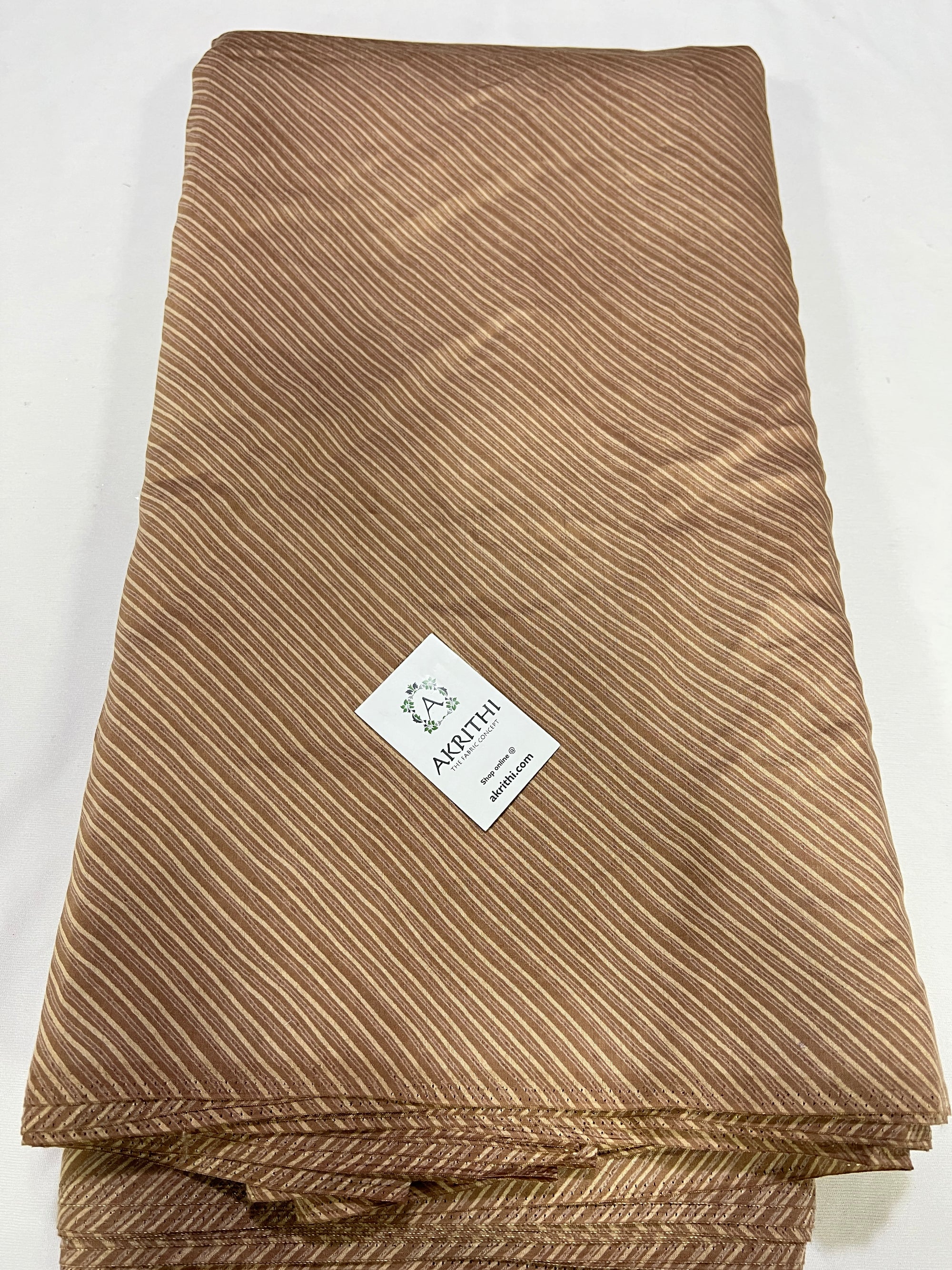 Digital printed silk fabric