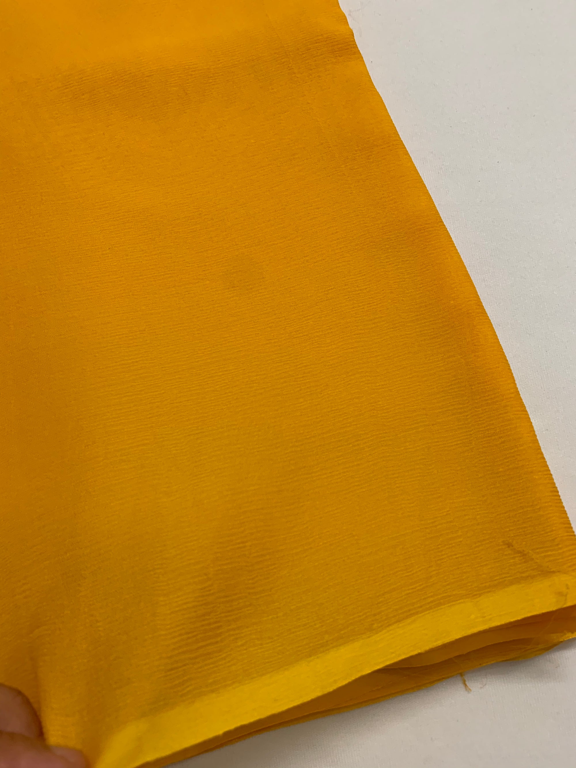 PLATINUM PURE SILK CHIFFON SAREE