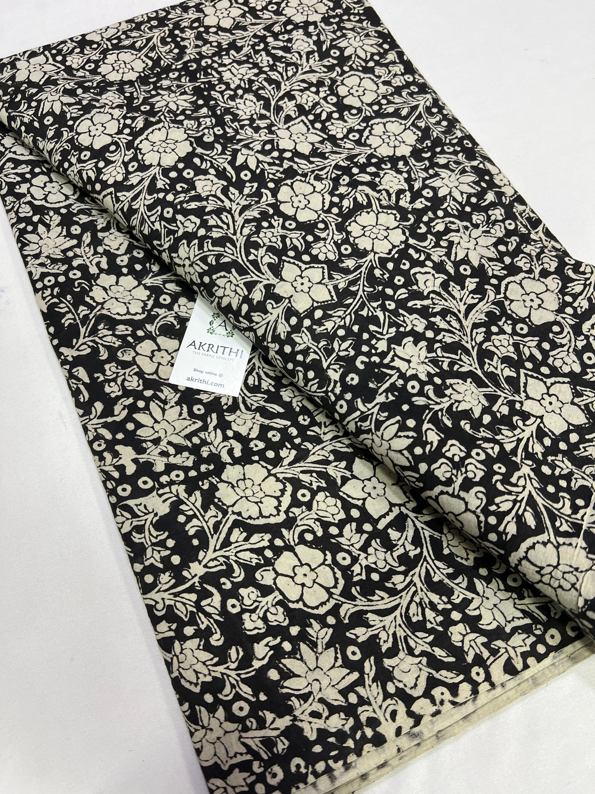 Hand block Printed pure cotton fabric
