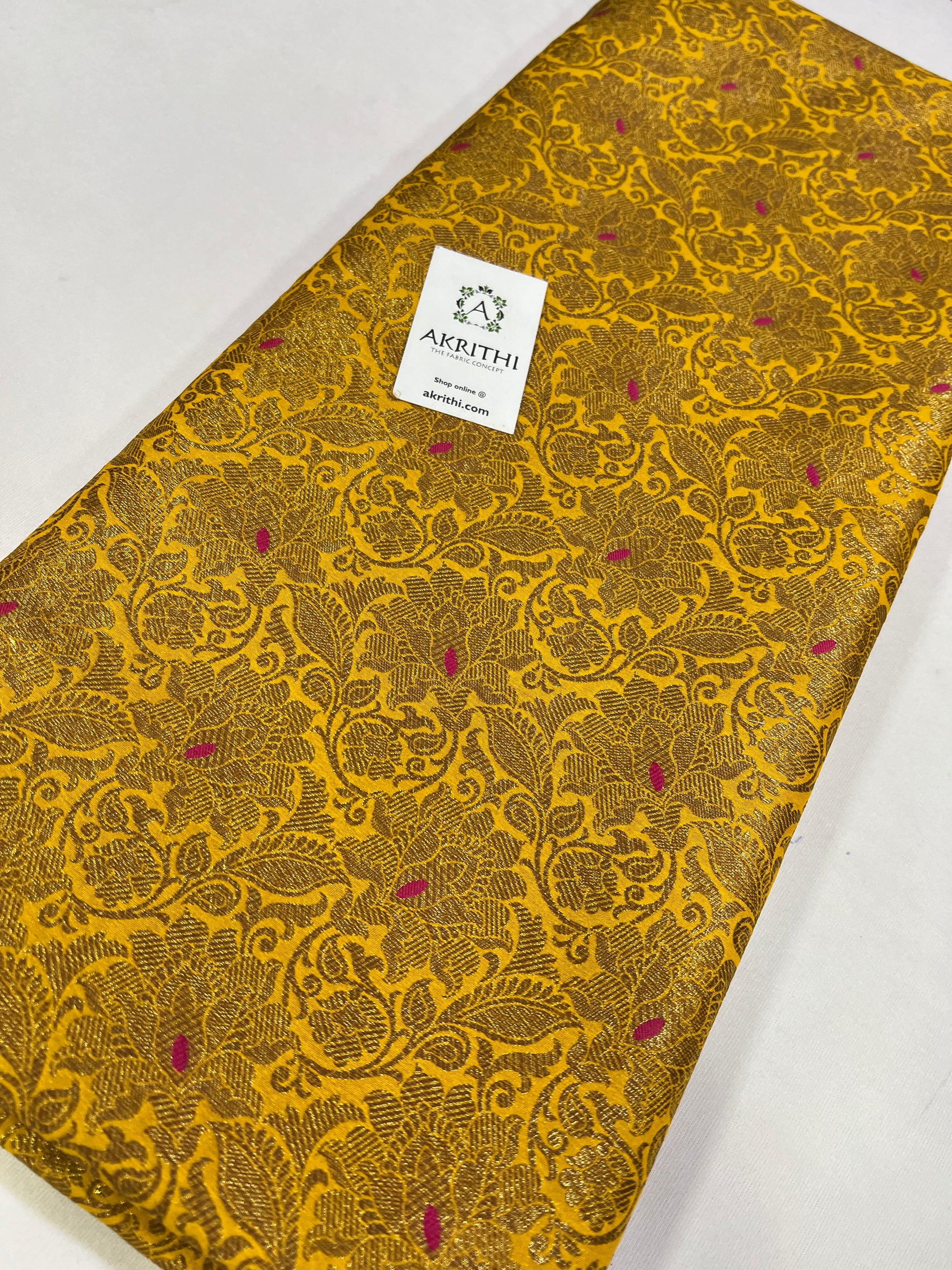 Banarasi brocade fabric antique zari