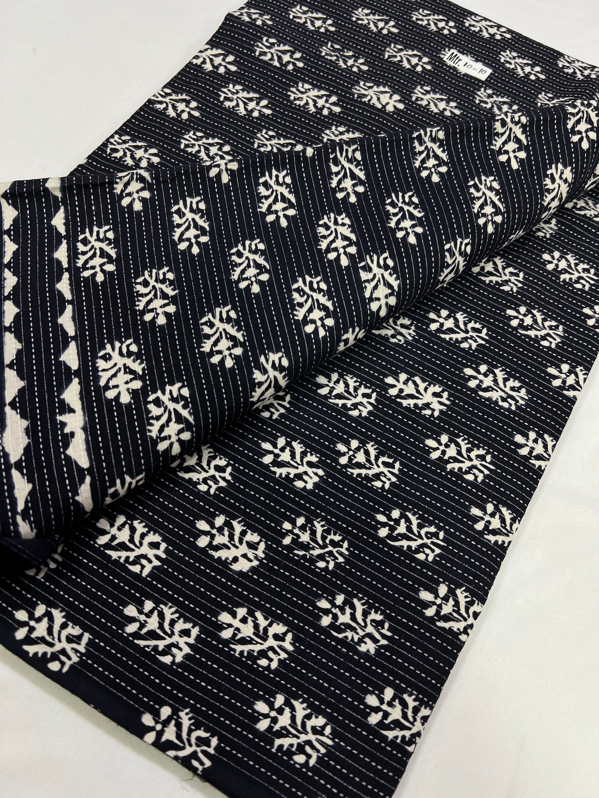 Kantha pure cotton fabric