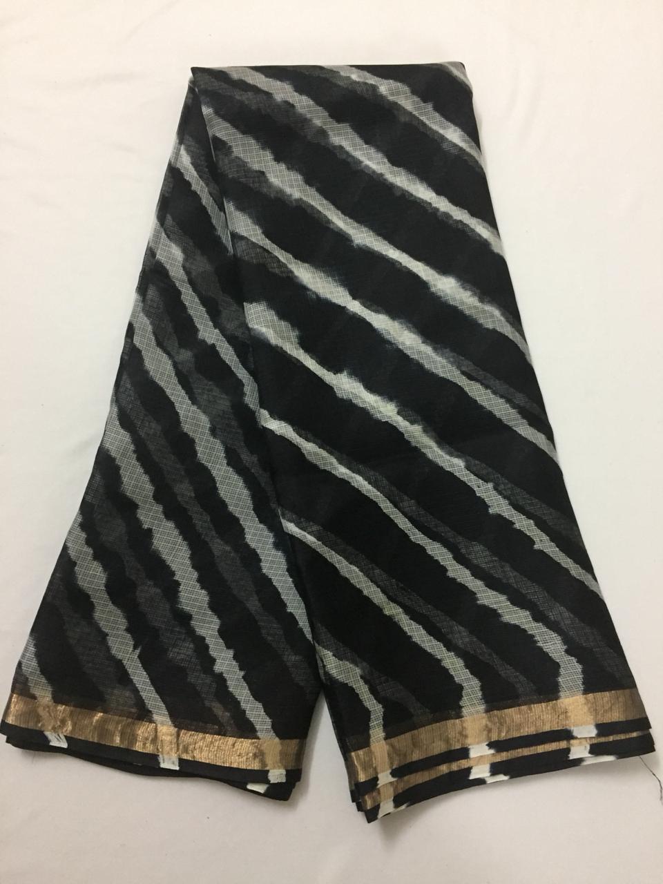 Pure kota silk leheriya saree