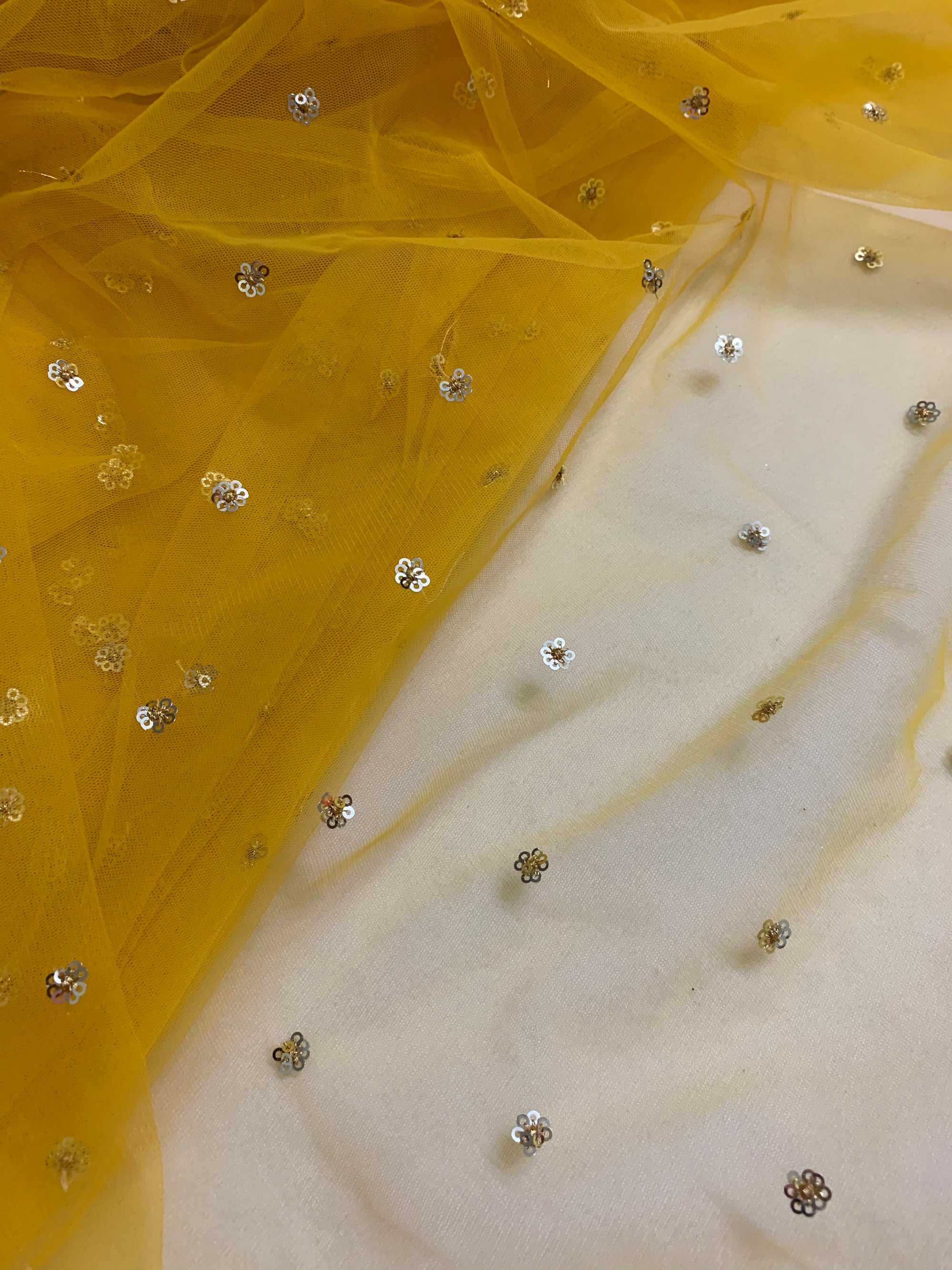 Butti net fabric