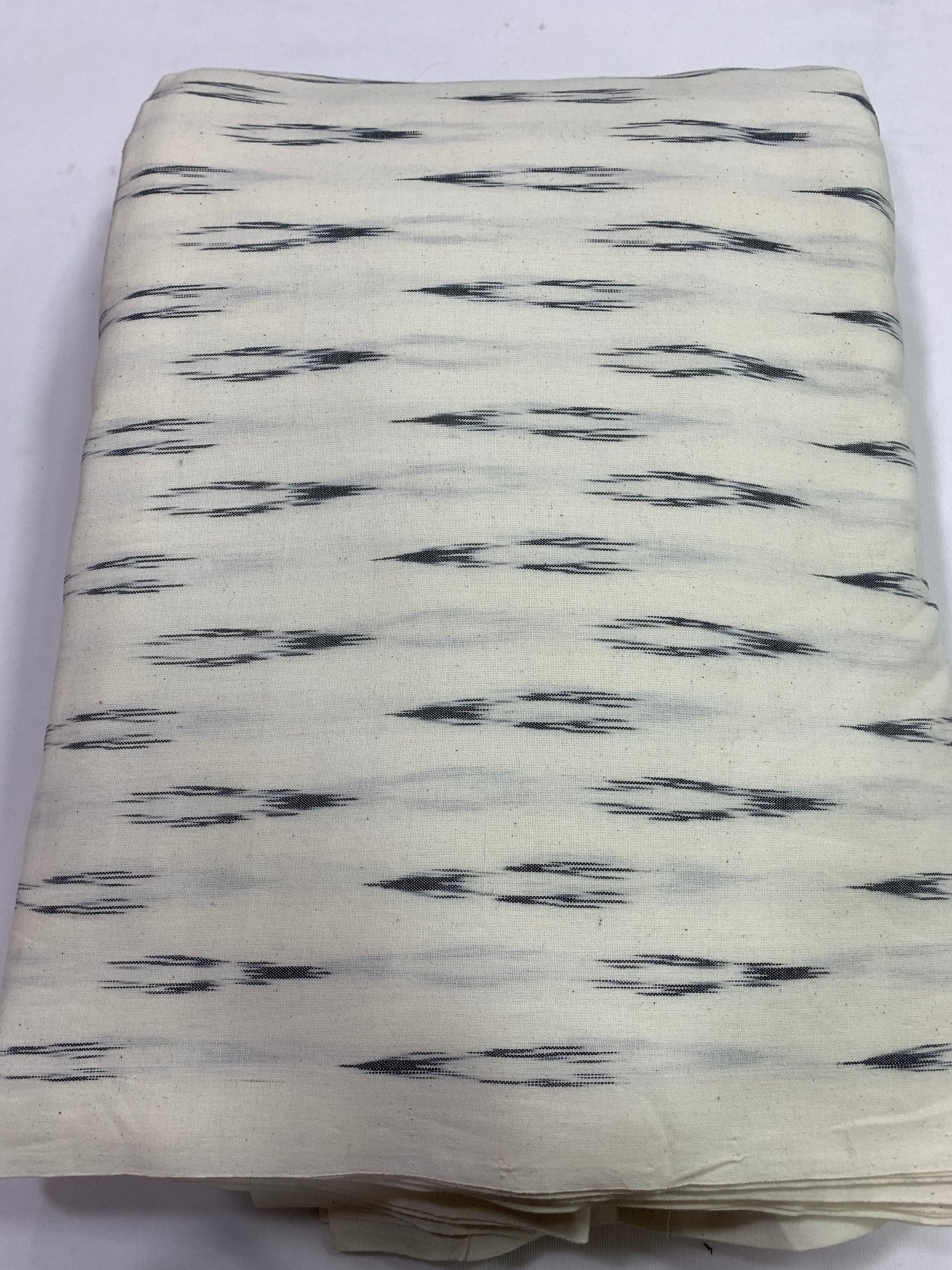 Ikat pure cotton fabric