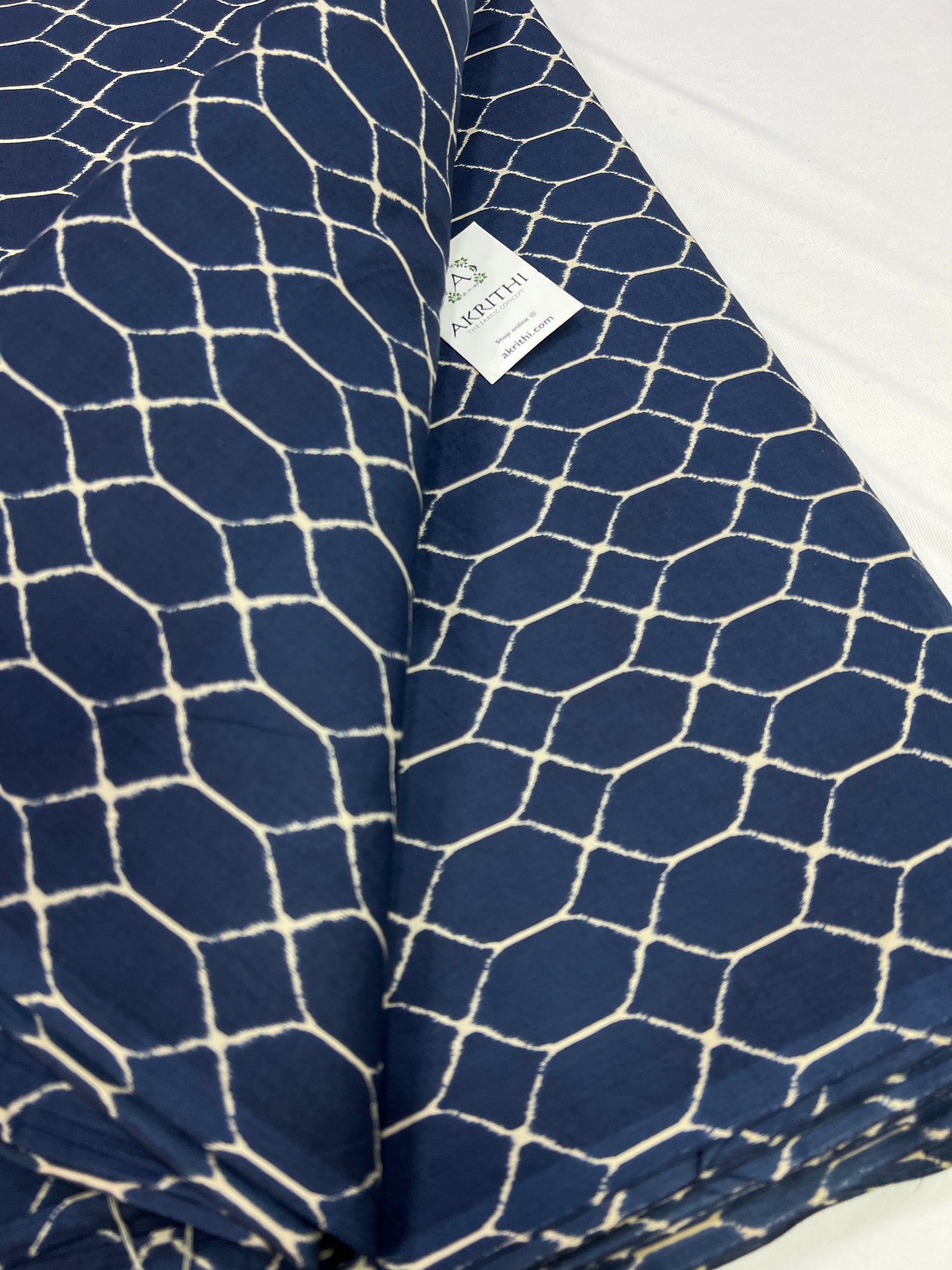 Printed pure cotton fabric