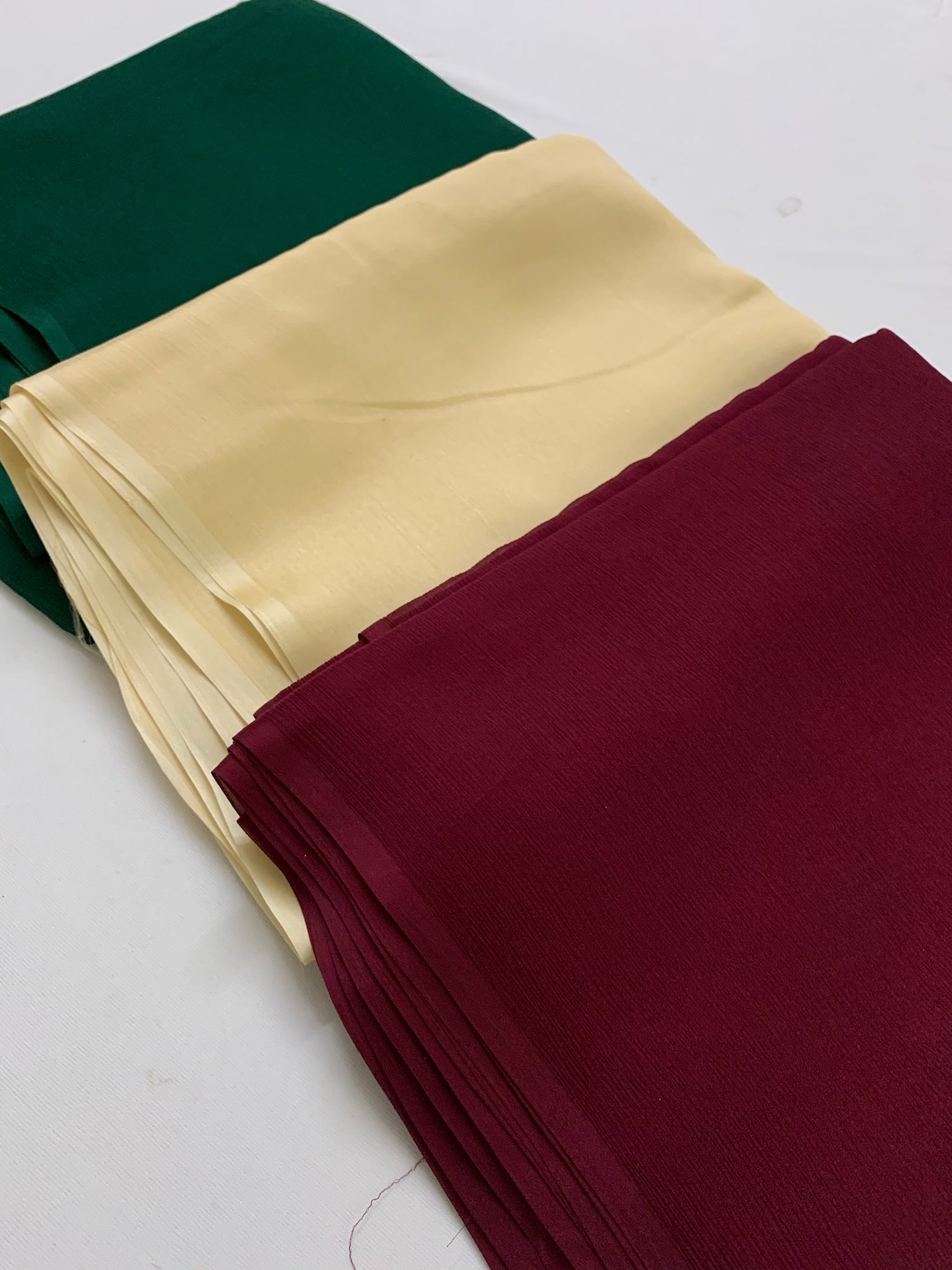 PLATINUM PURE SILK CHIFFON SAREE