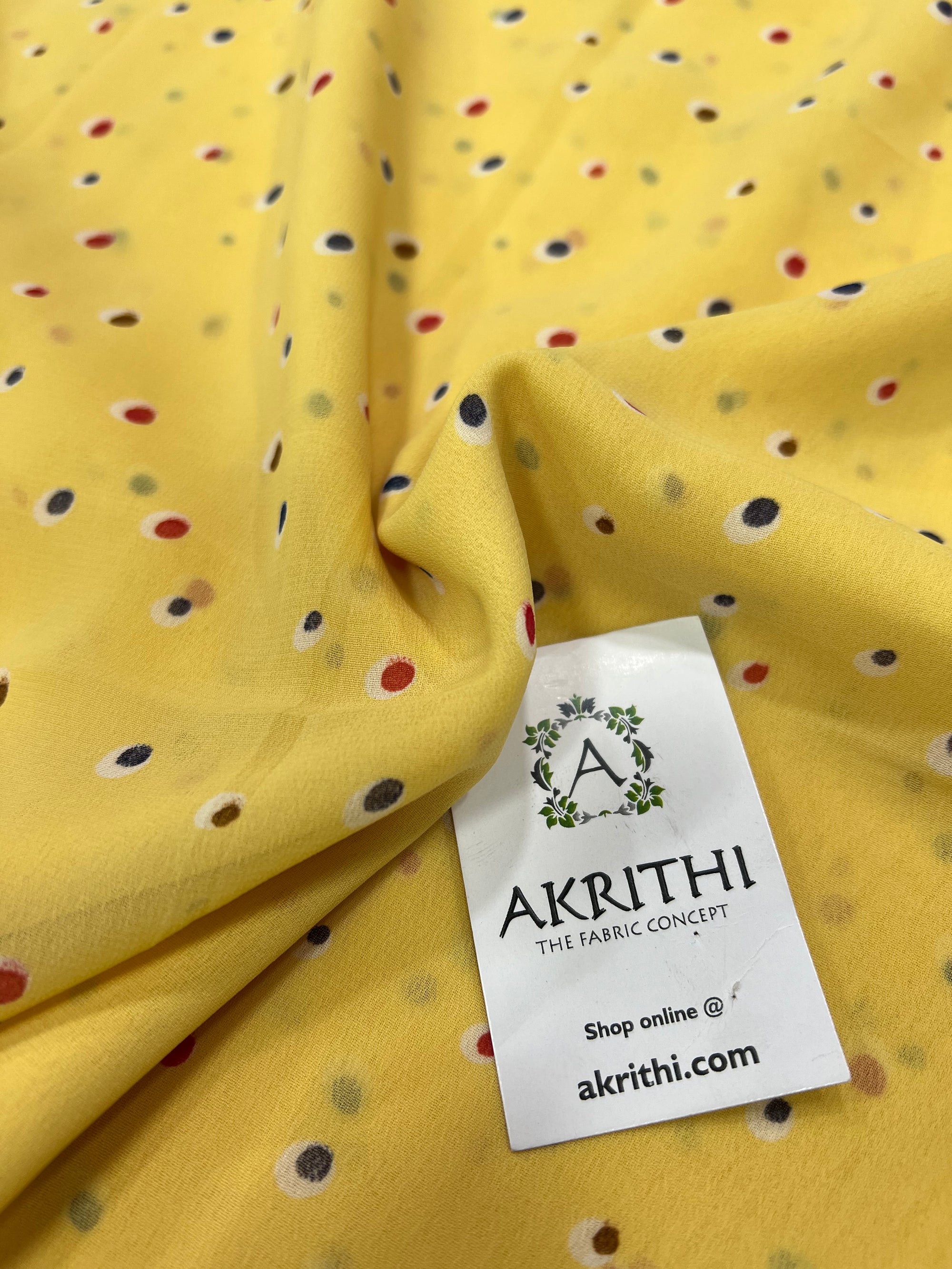 Digital floral Printed georgette fabric 56 inches width