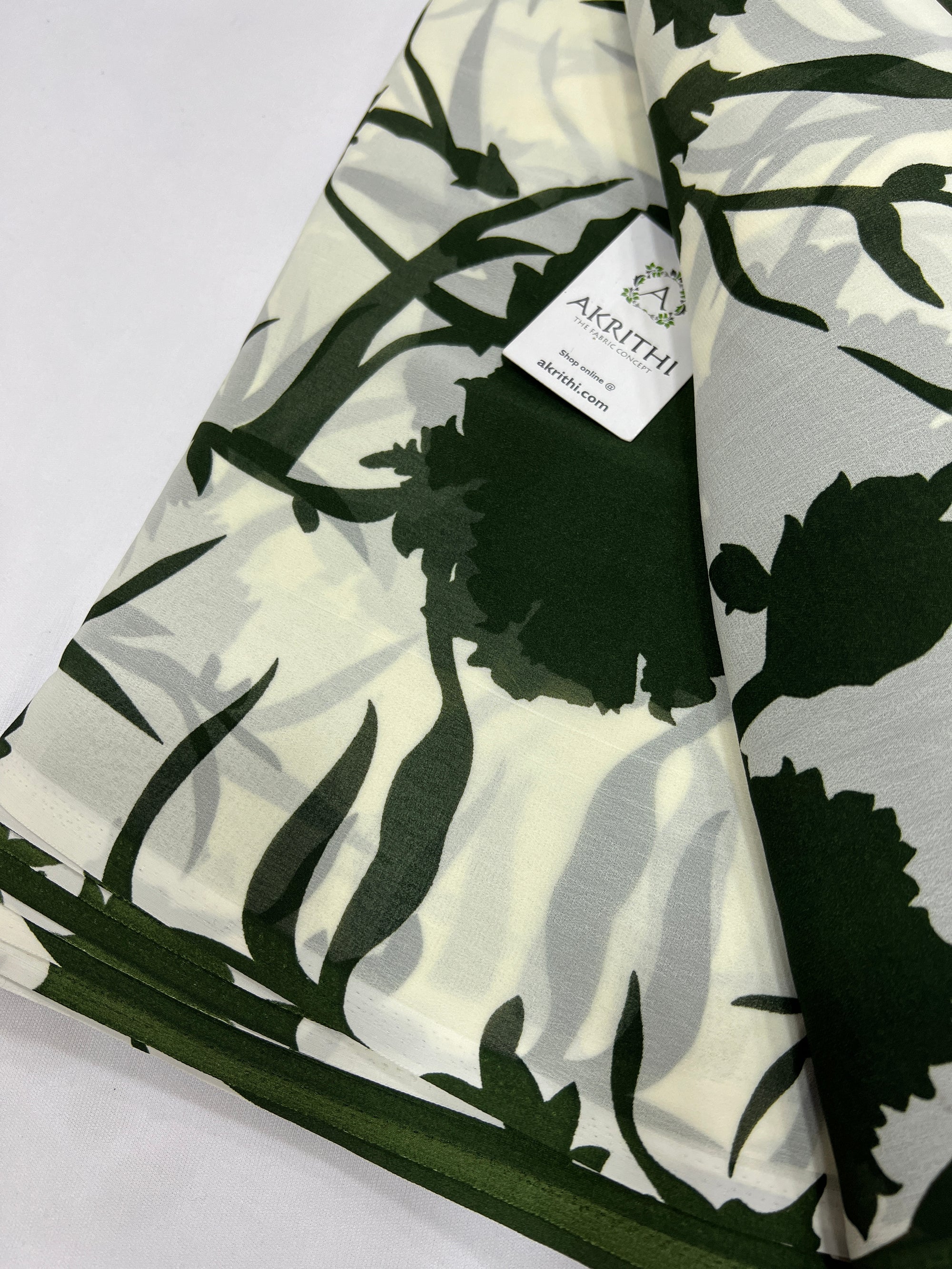 Floral printed georgette fabric