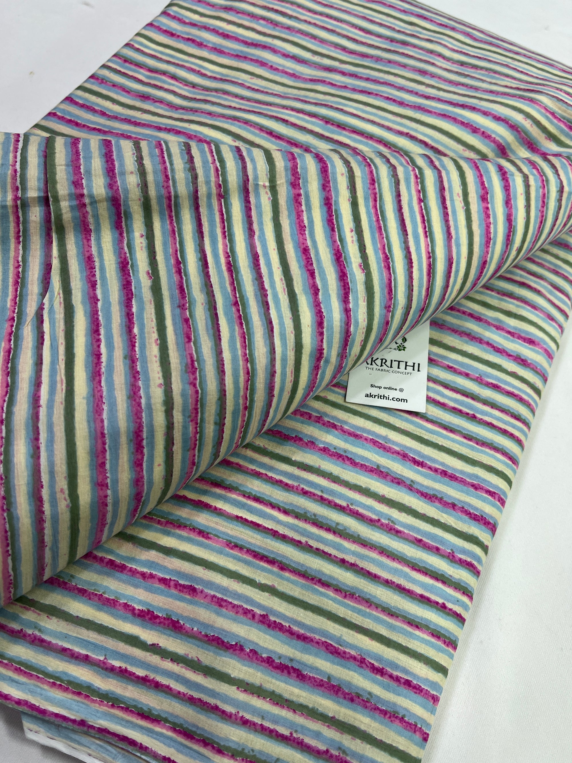 Printed pure cotton fabric