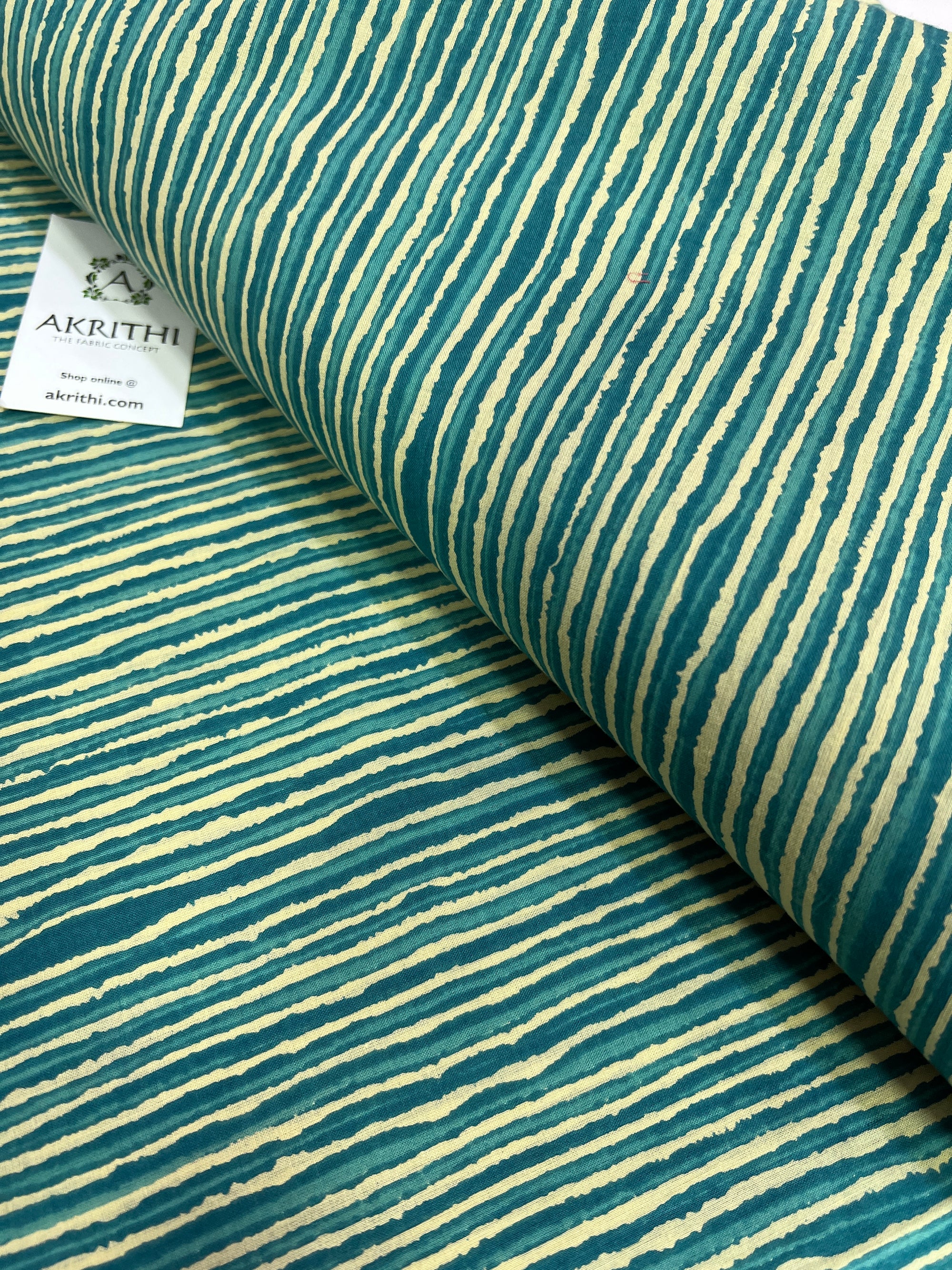 Printed pure cotton fabric