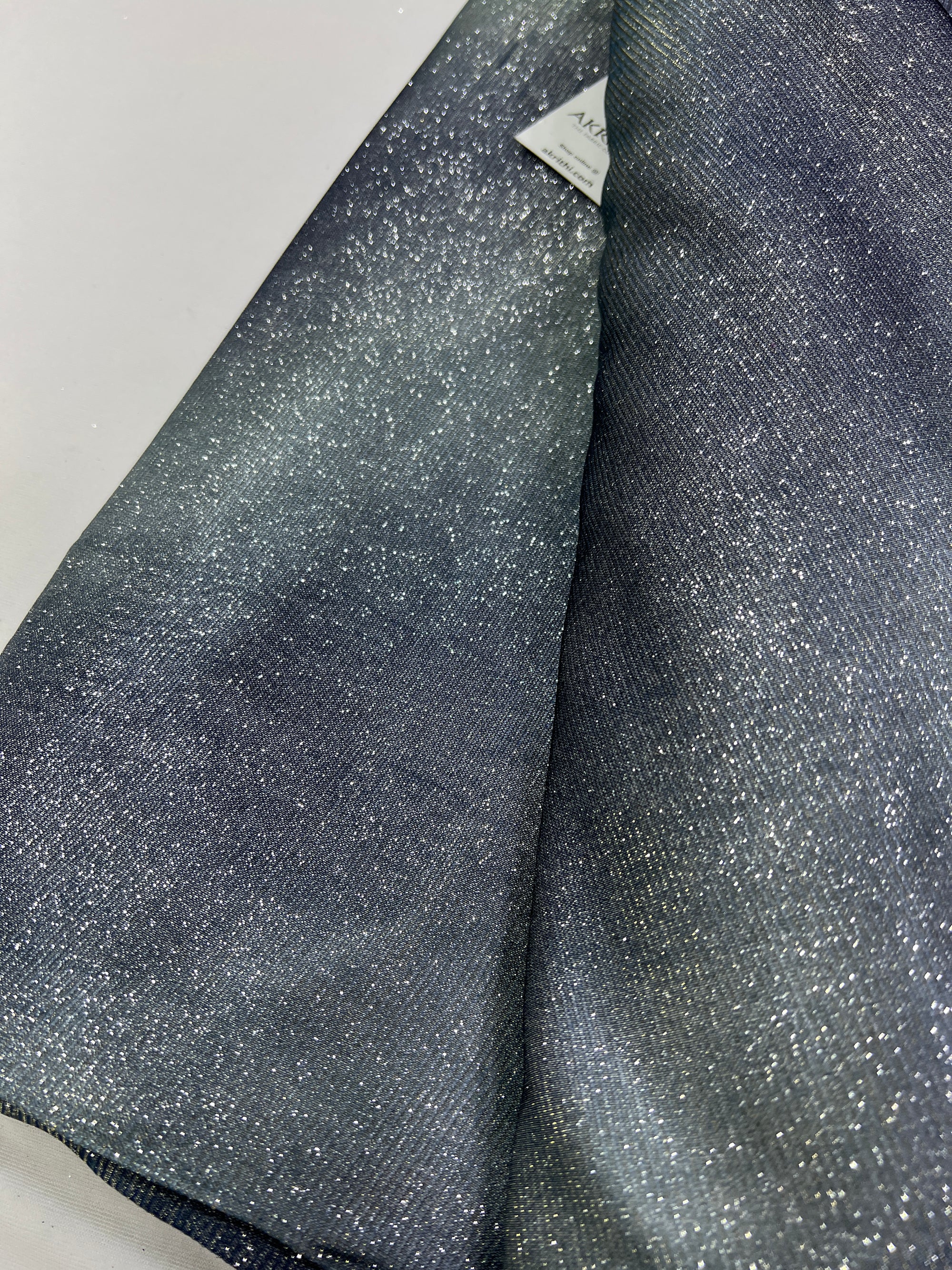 Cross Shaded imported Lycra fabric with glitter