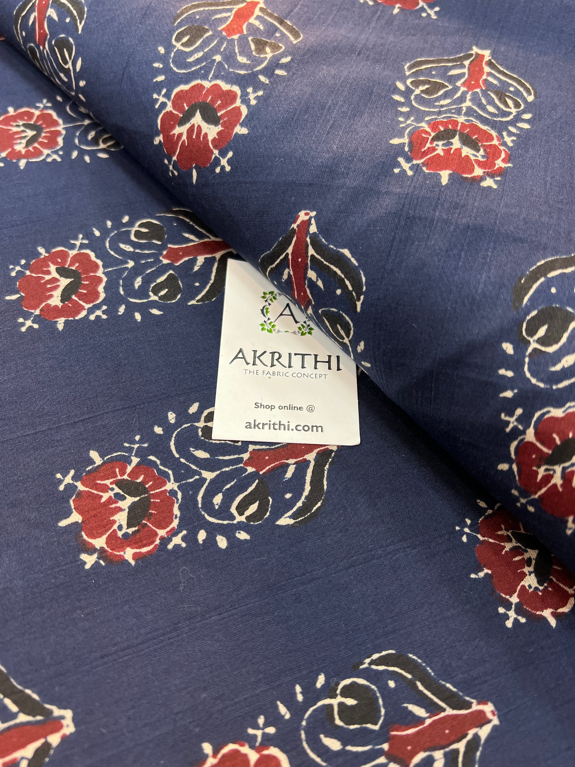 Printed pure cotton fabric