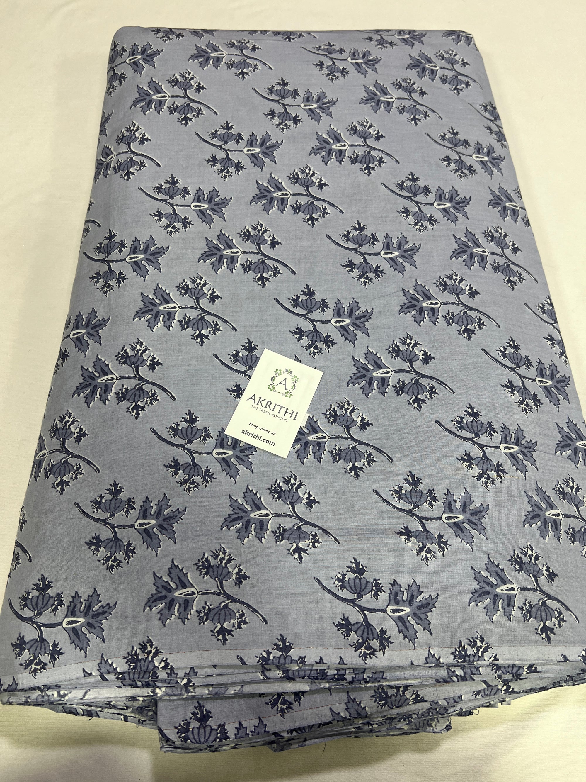 Printed pure cotton fabric