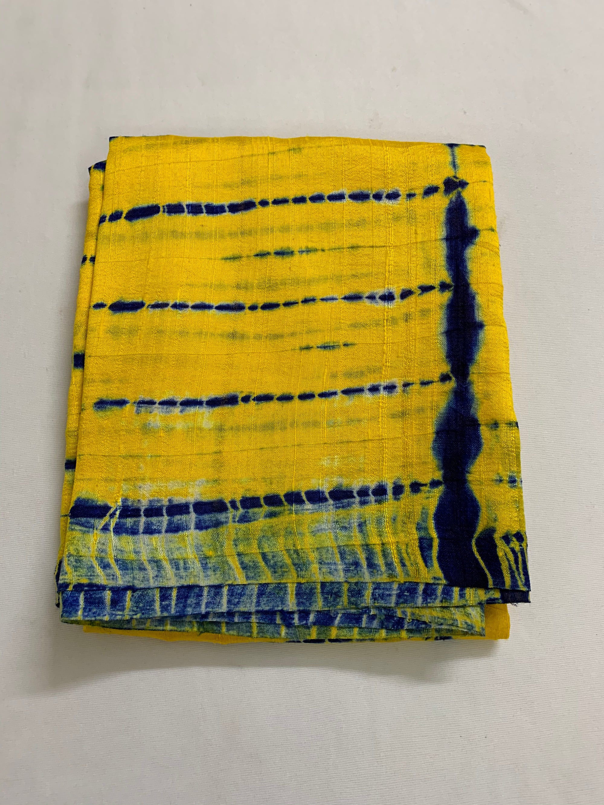 Shibori tie and dye pure raw silk kurta