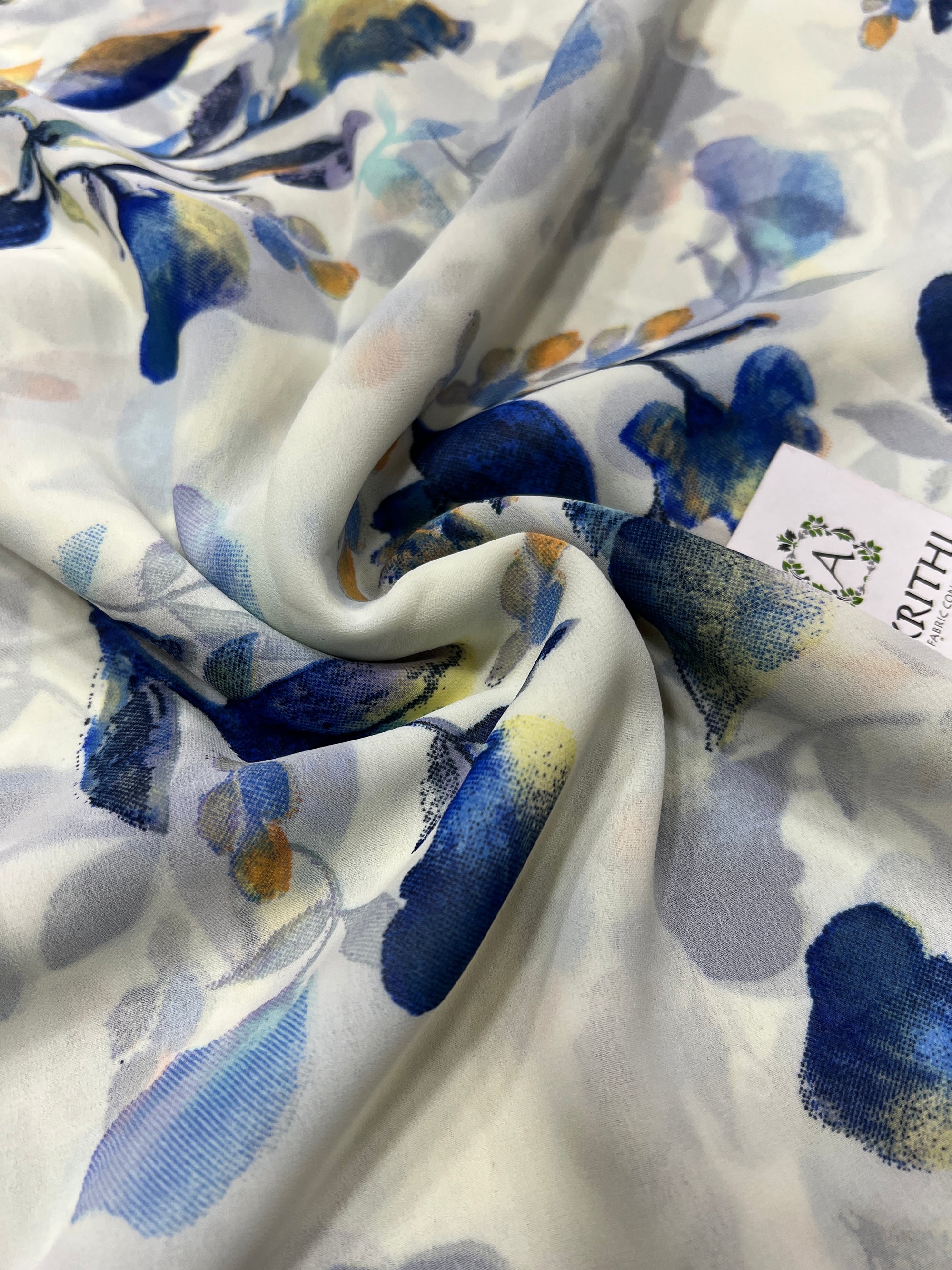Floral printed georgette fabric
