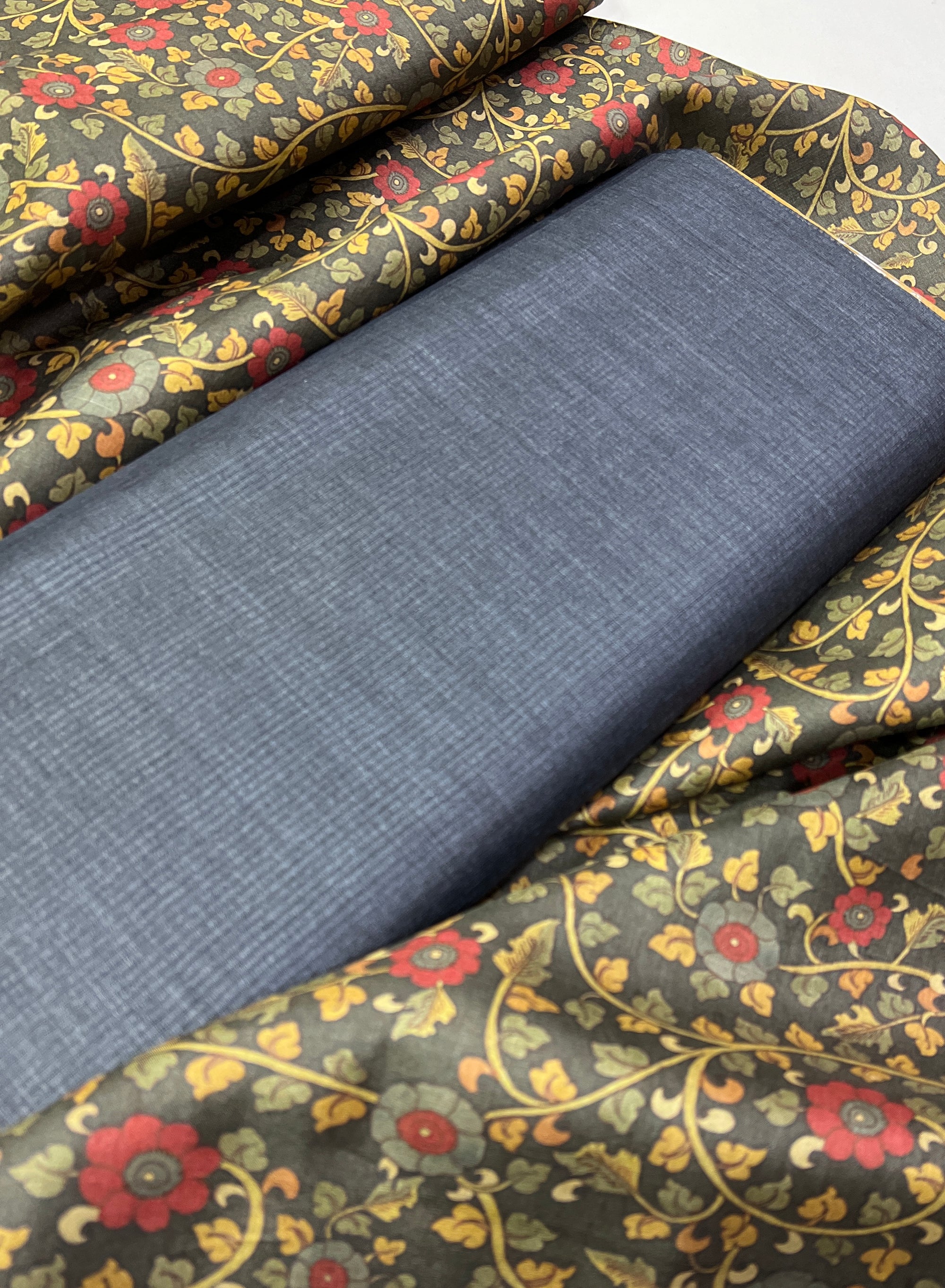 Pure Tusaar silk salwar suit