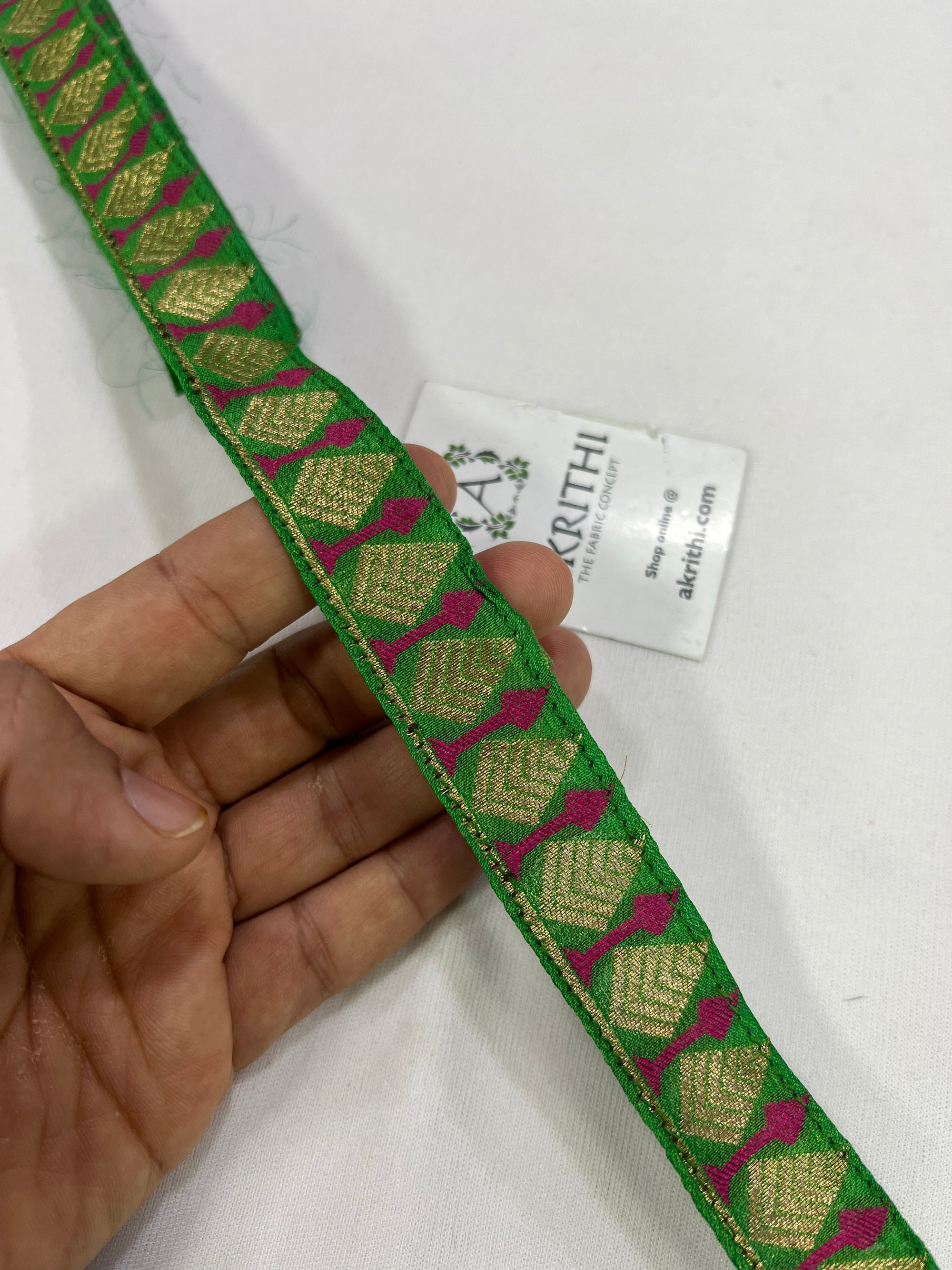 Handloom Banarasi lace 5 metres roll