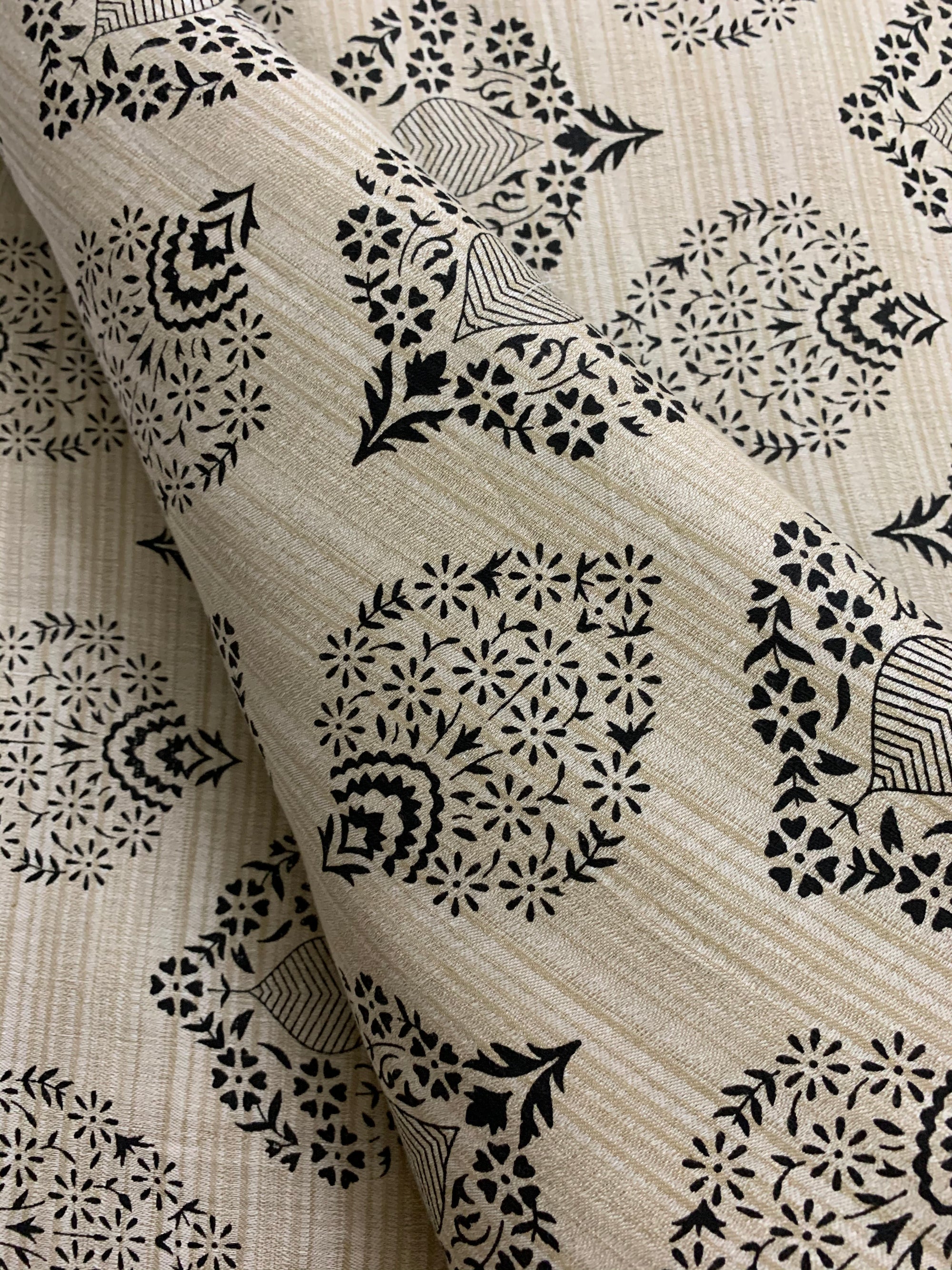 Printed kumbhi pure cotton fabric