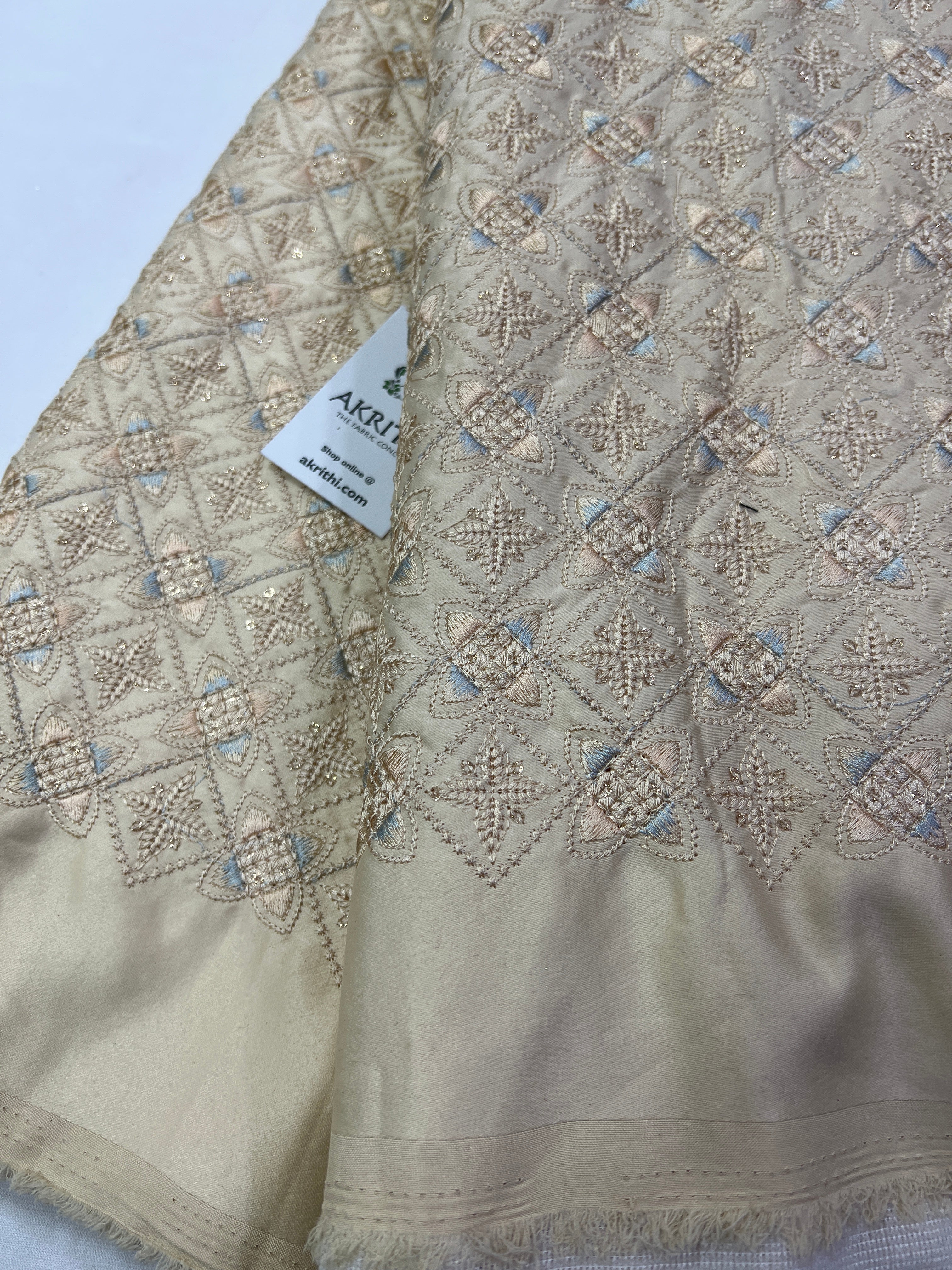 Embroidered Fabric at Rs 350/piece, Embroidered Cloth in Jalandhar