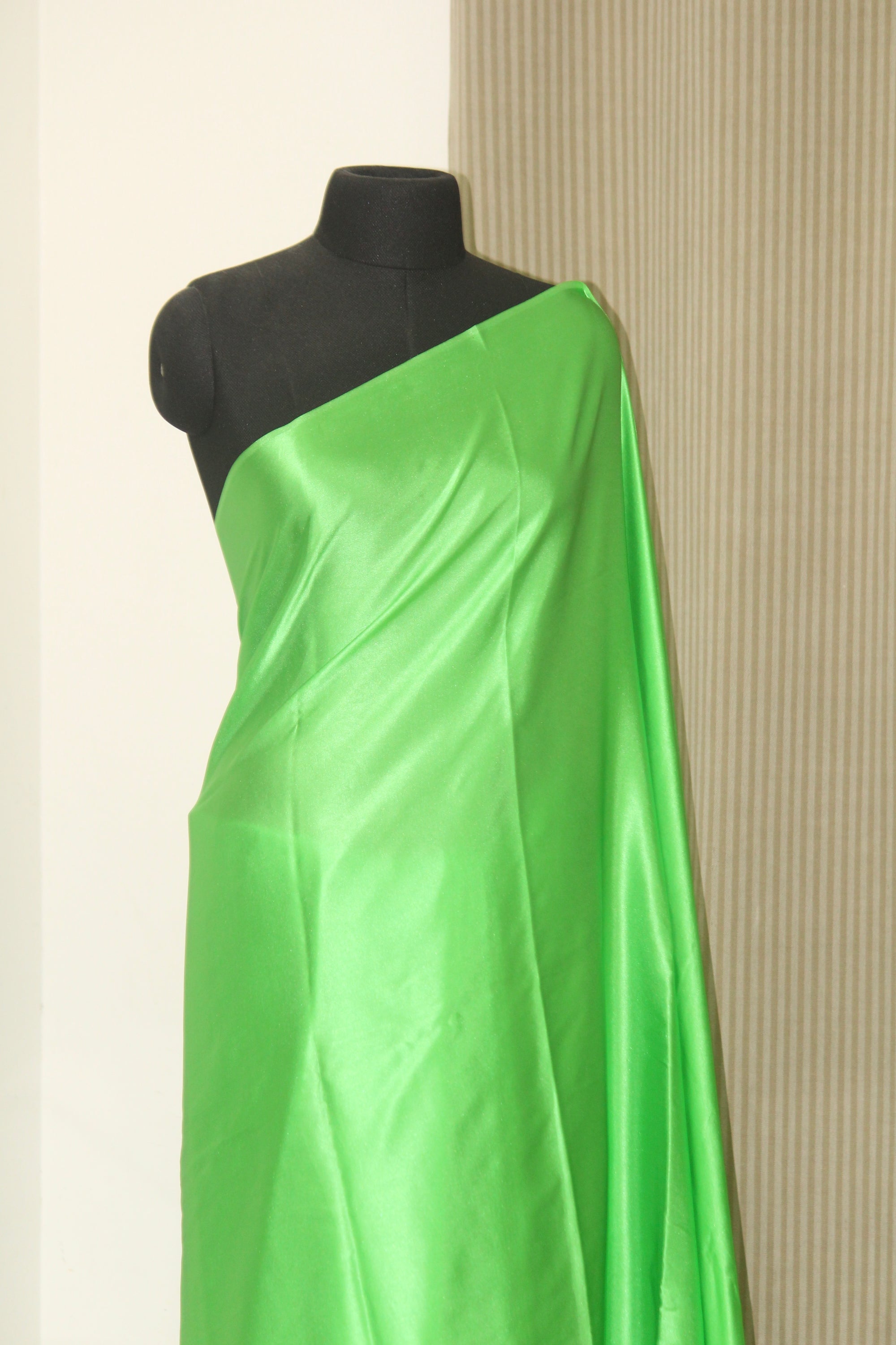 Pure silk satin saree