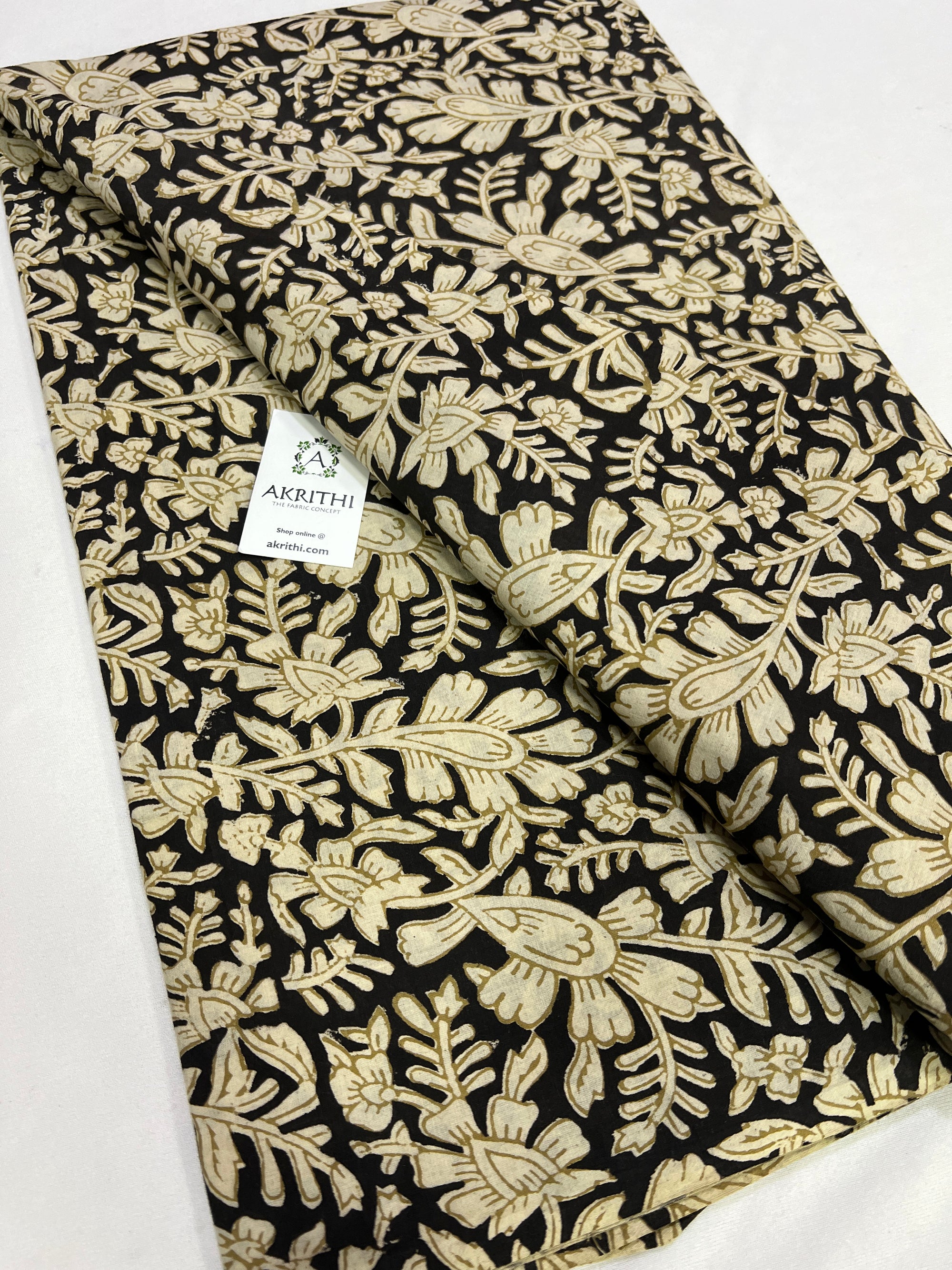 Hand block Printed pure cotton fabric