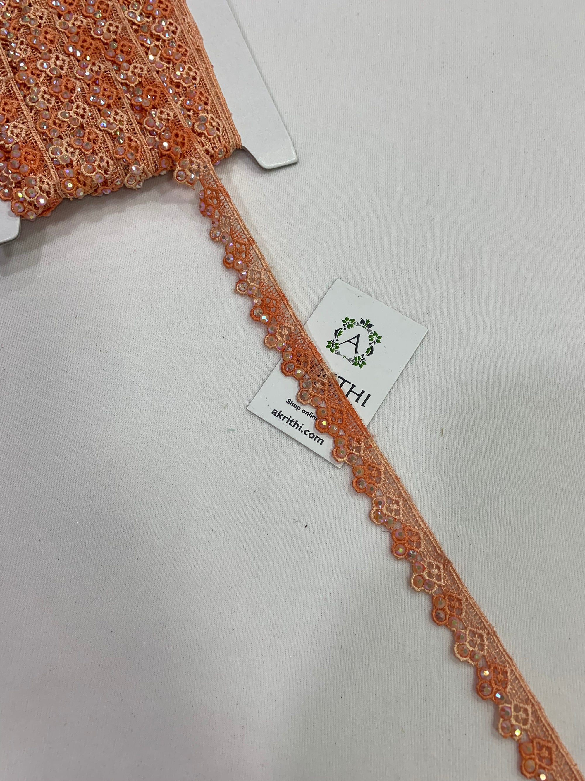 Embroidered lace 9 metres roll