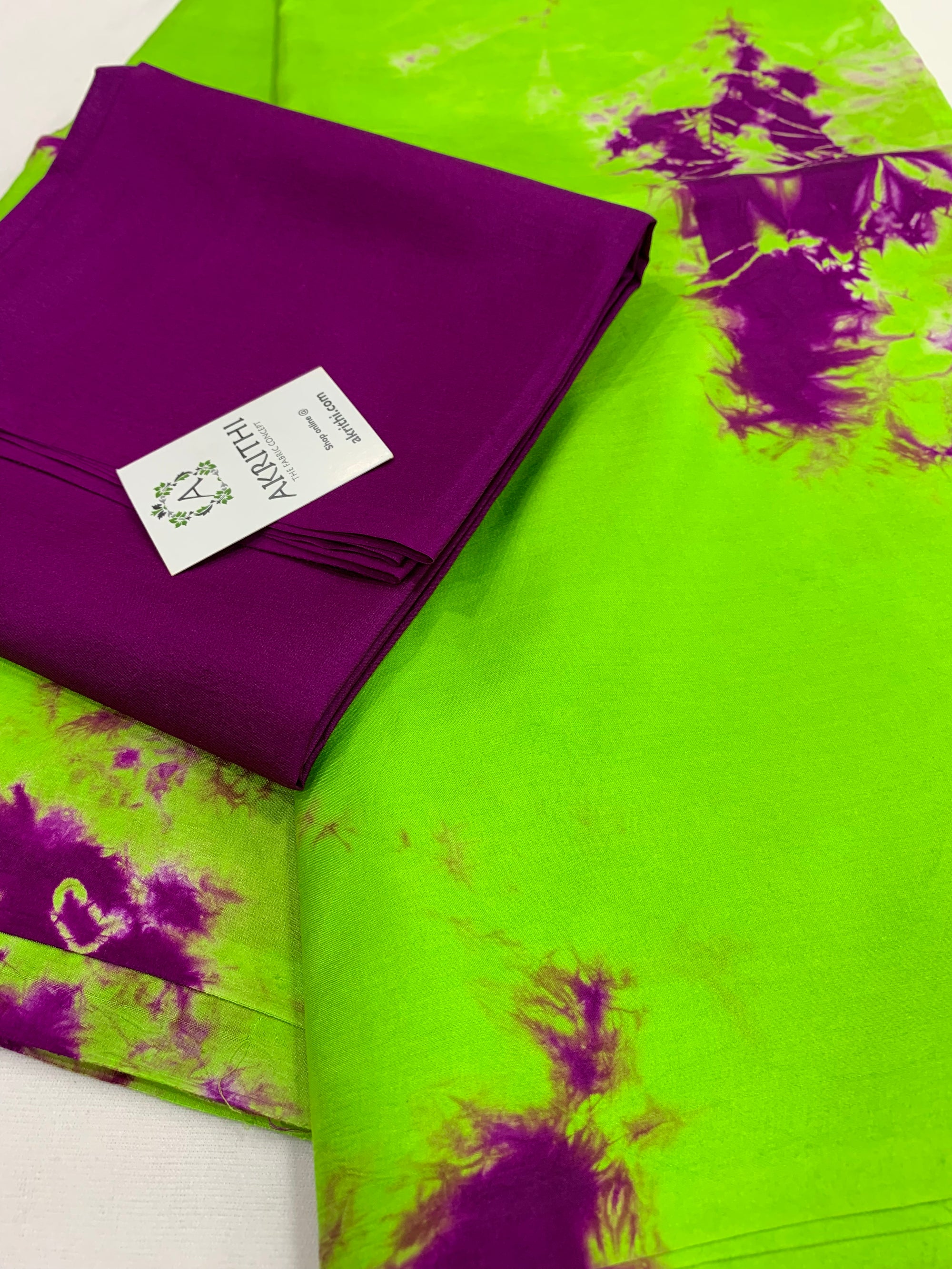 Shibori pure silk saree