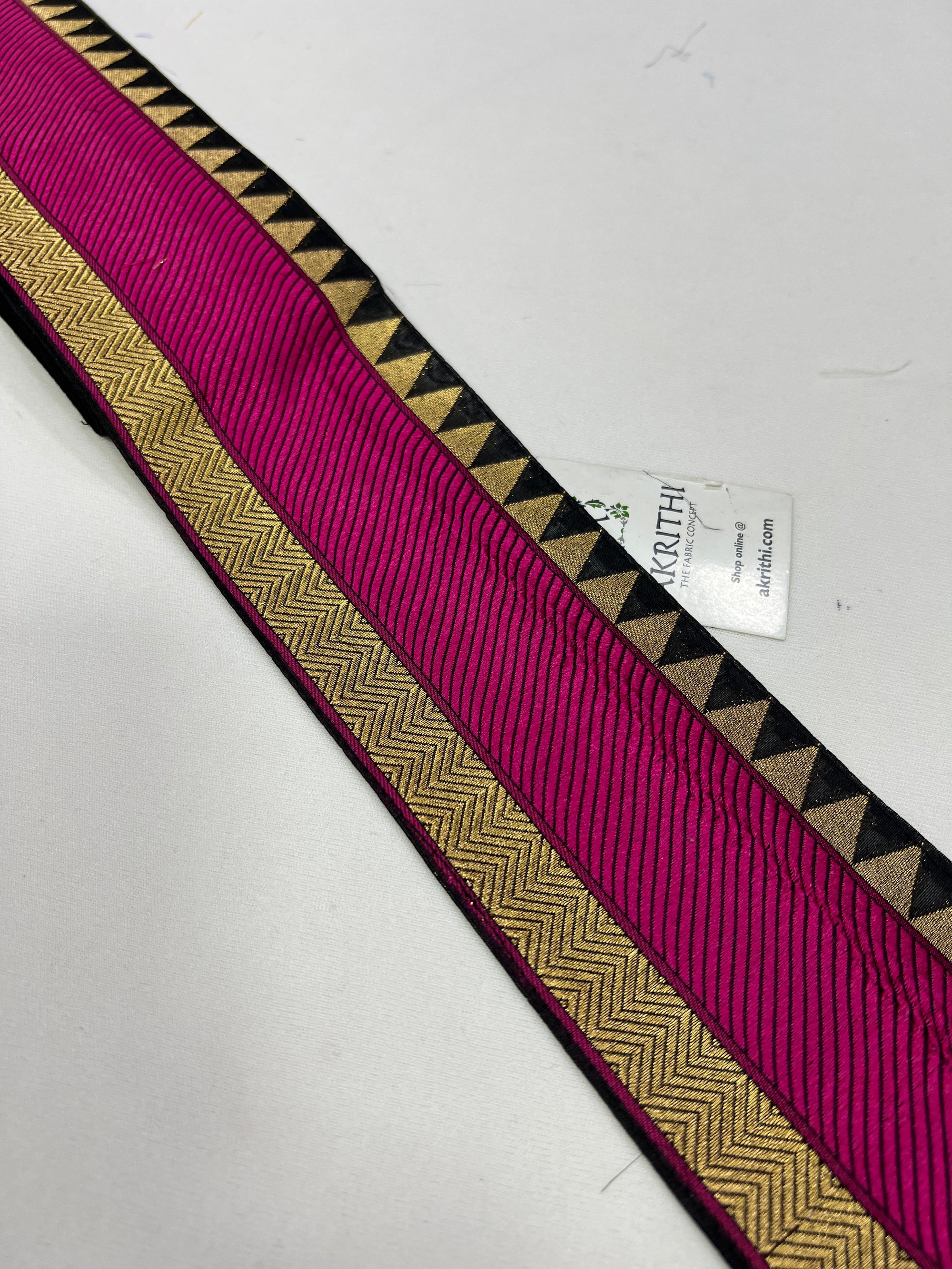 Handloom Banarasi lace 5 metres roll