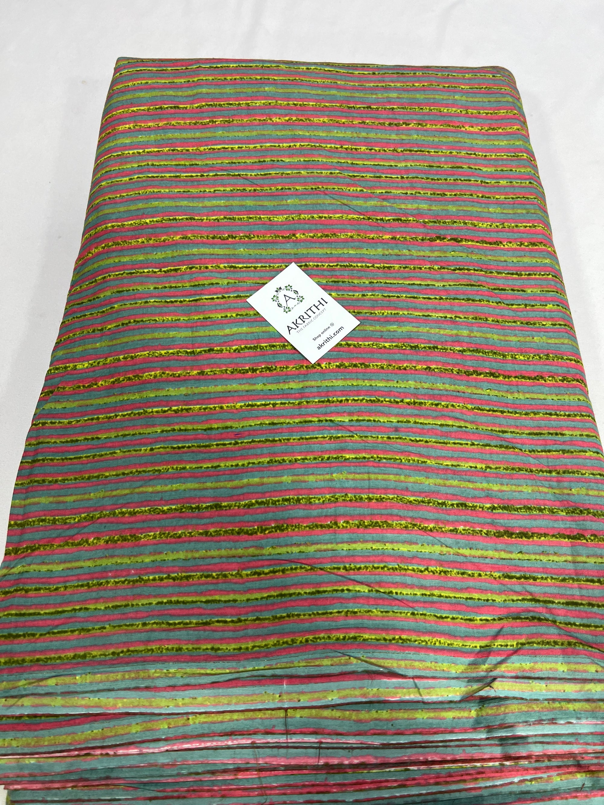 Printed pure cotton fabric