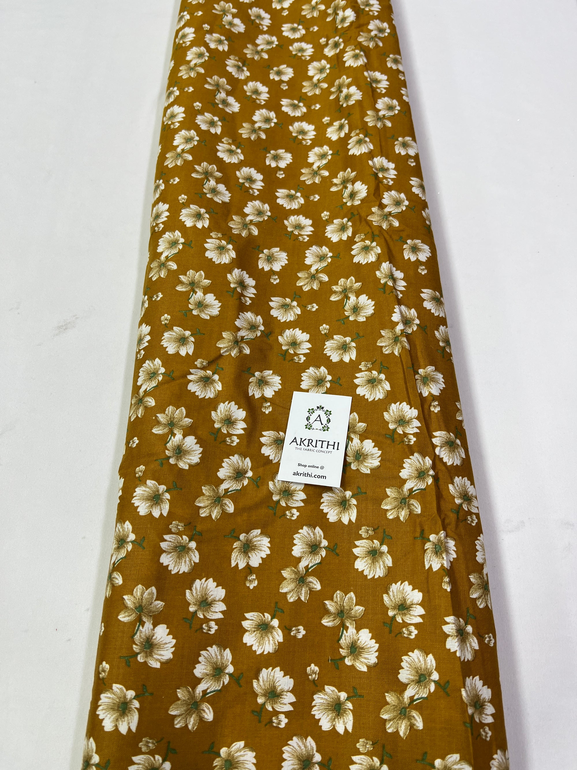 Printed blend cotton fabric