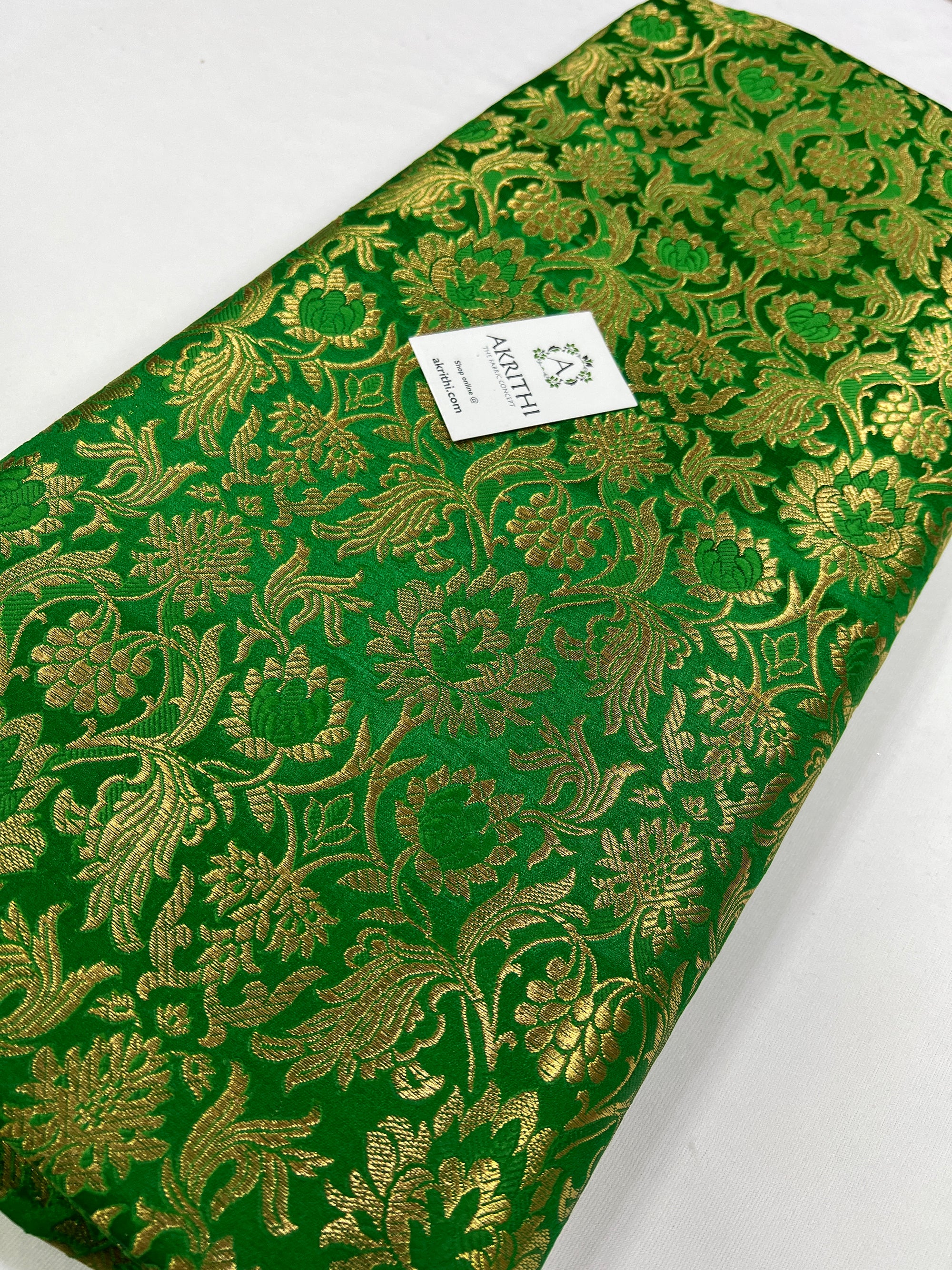Handloom Banarasi brocade fabric