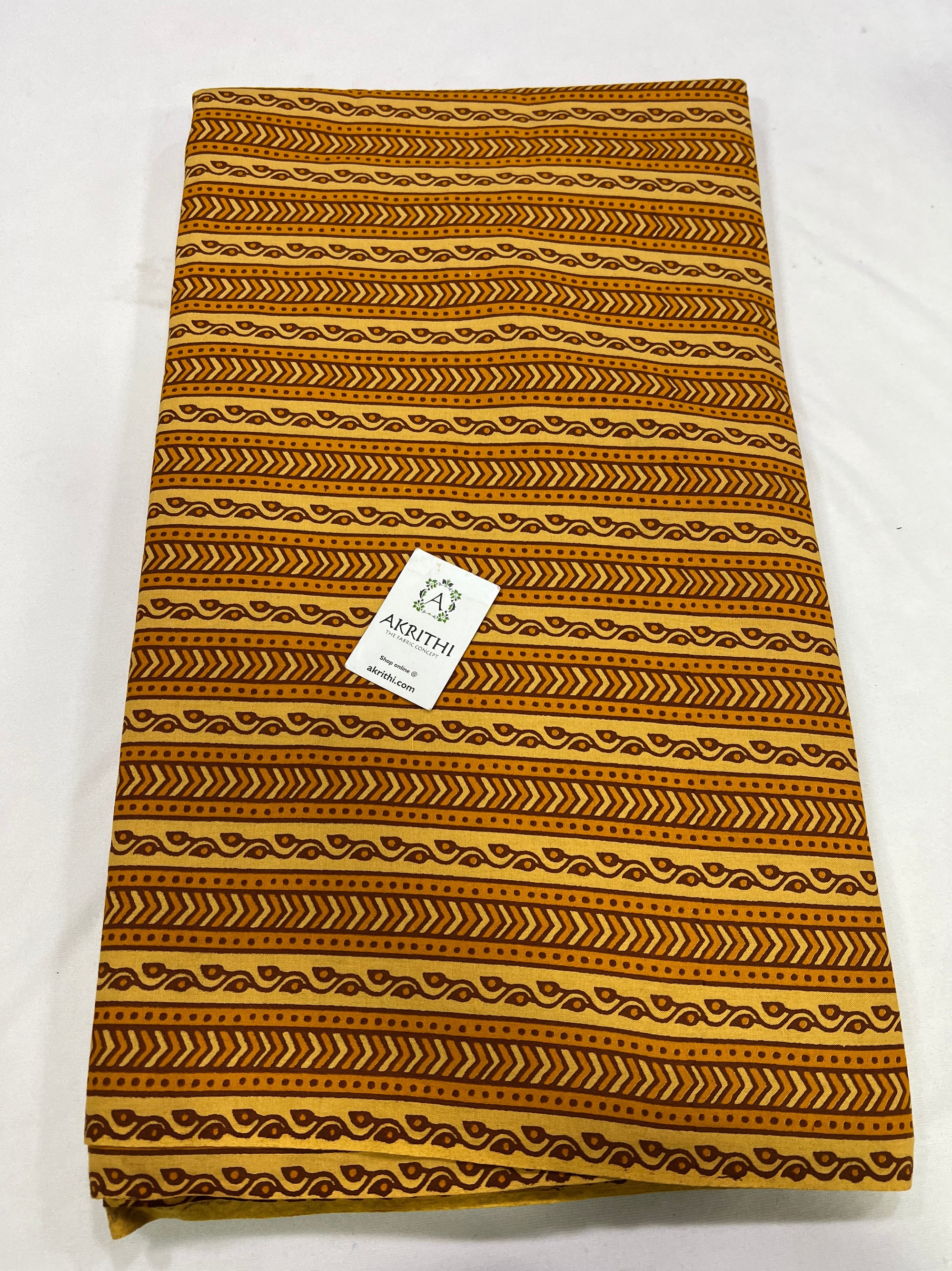 Printed pure cotton fabric