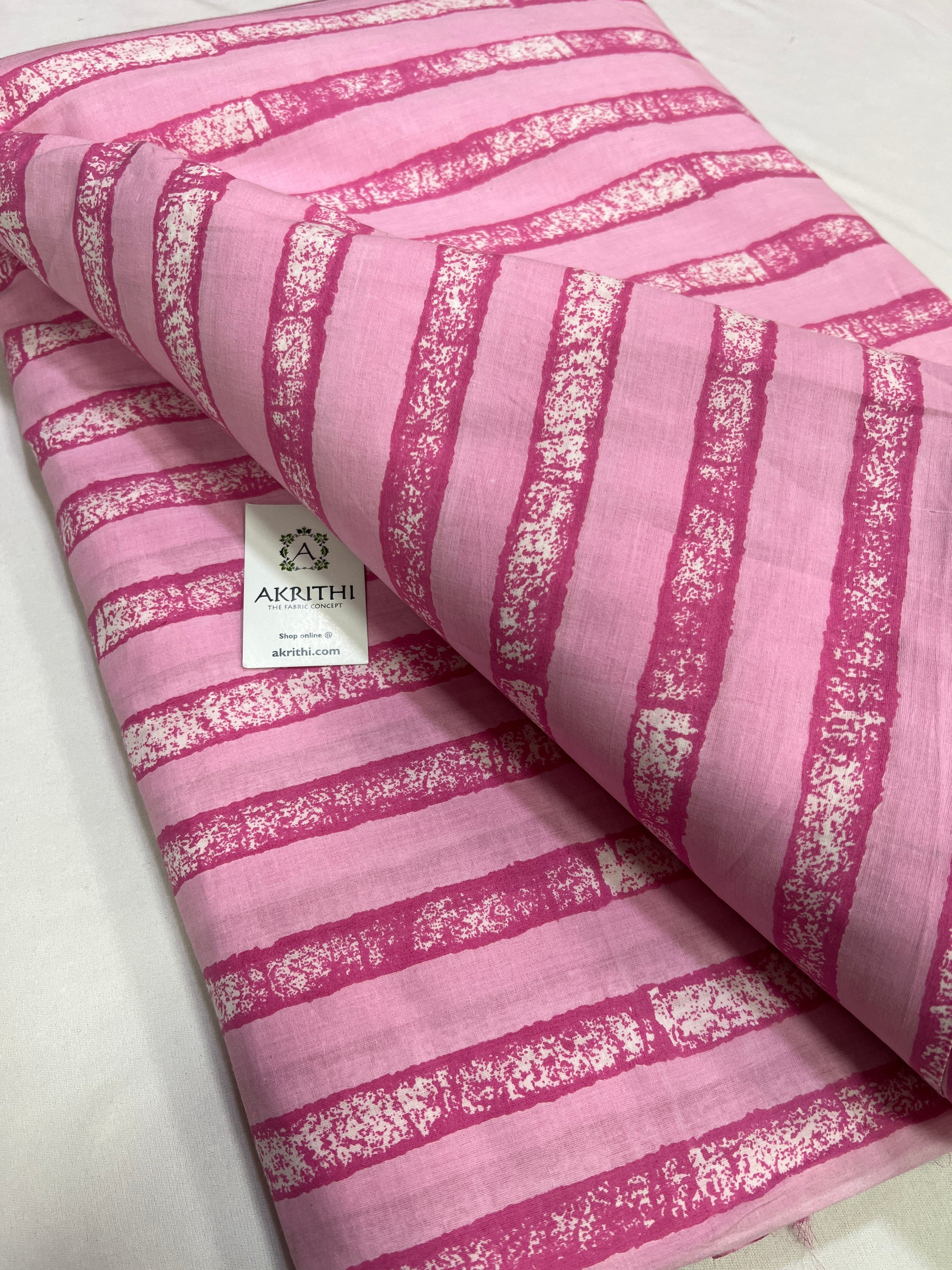 Printed pure cotton fabric