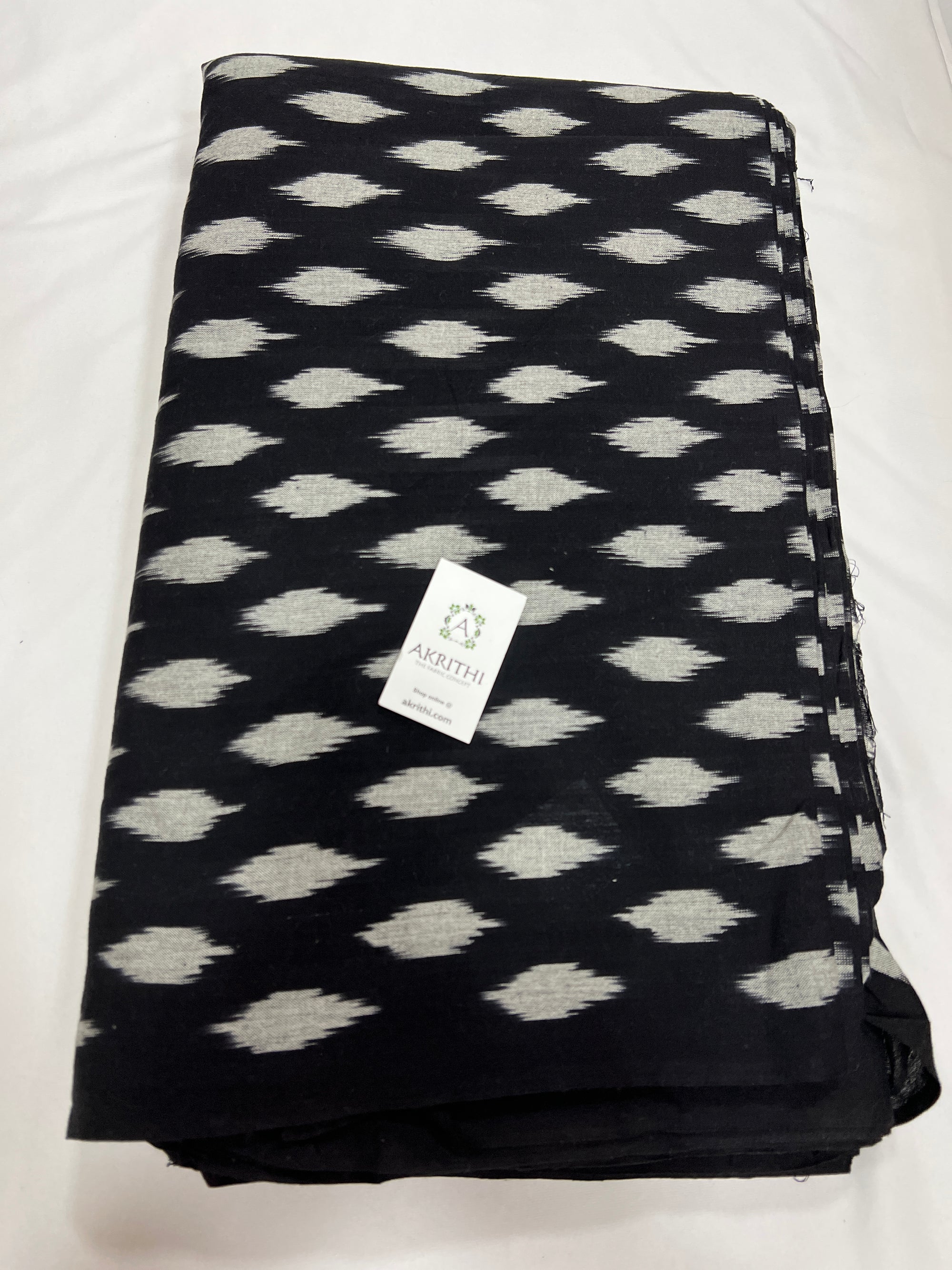 Handloom Ikat pure cotton fabric