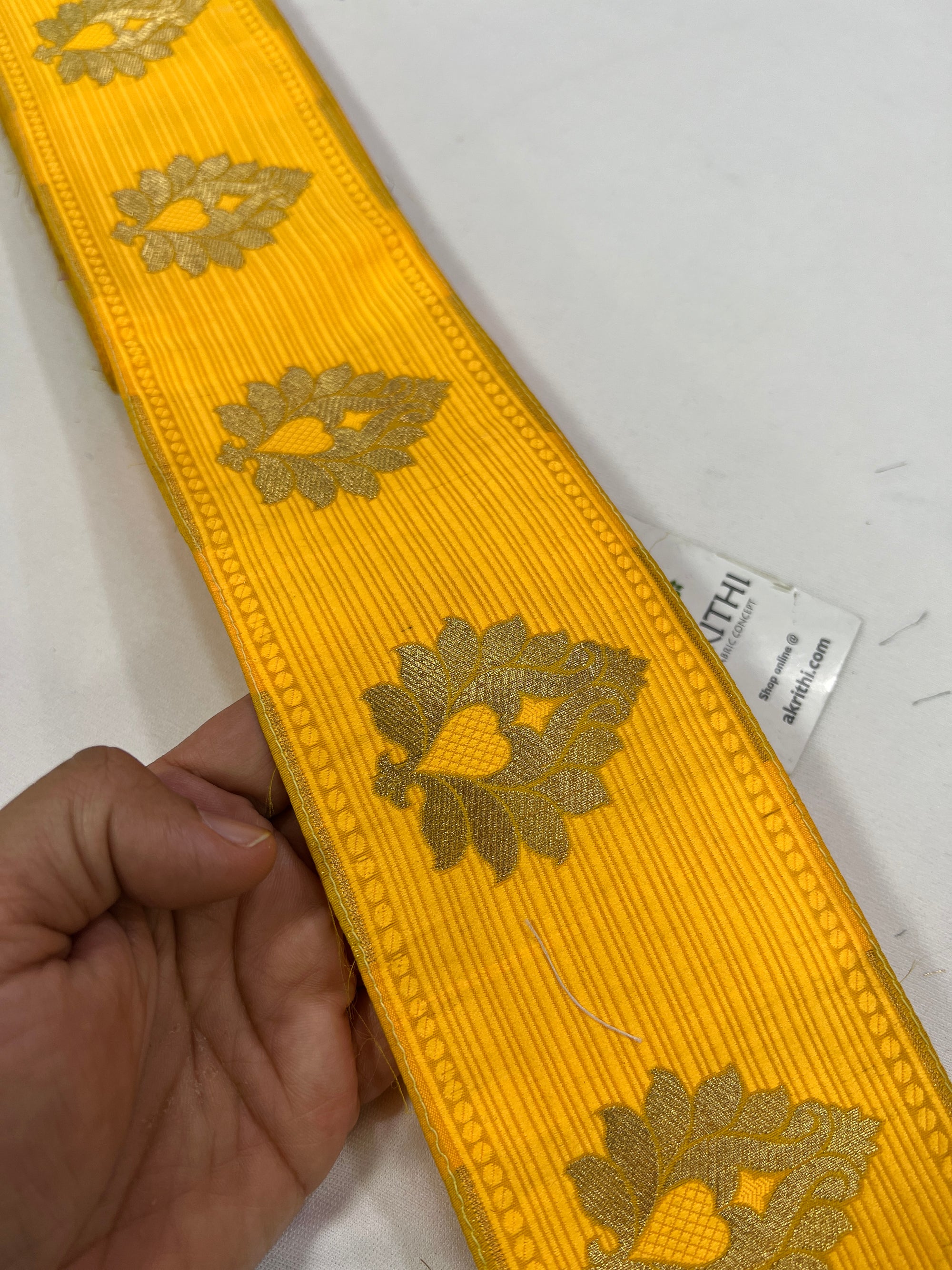 Handloom Banarasi lace 10 metres roll