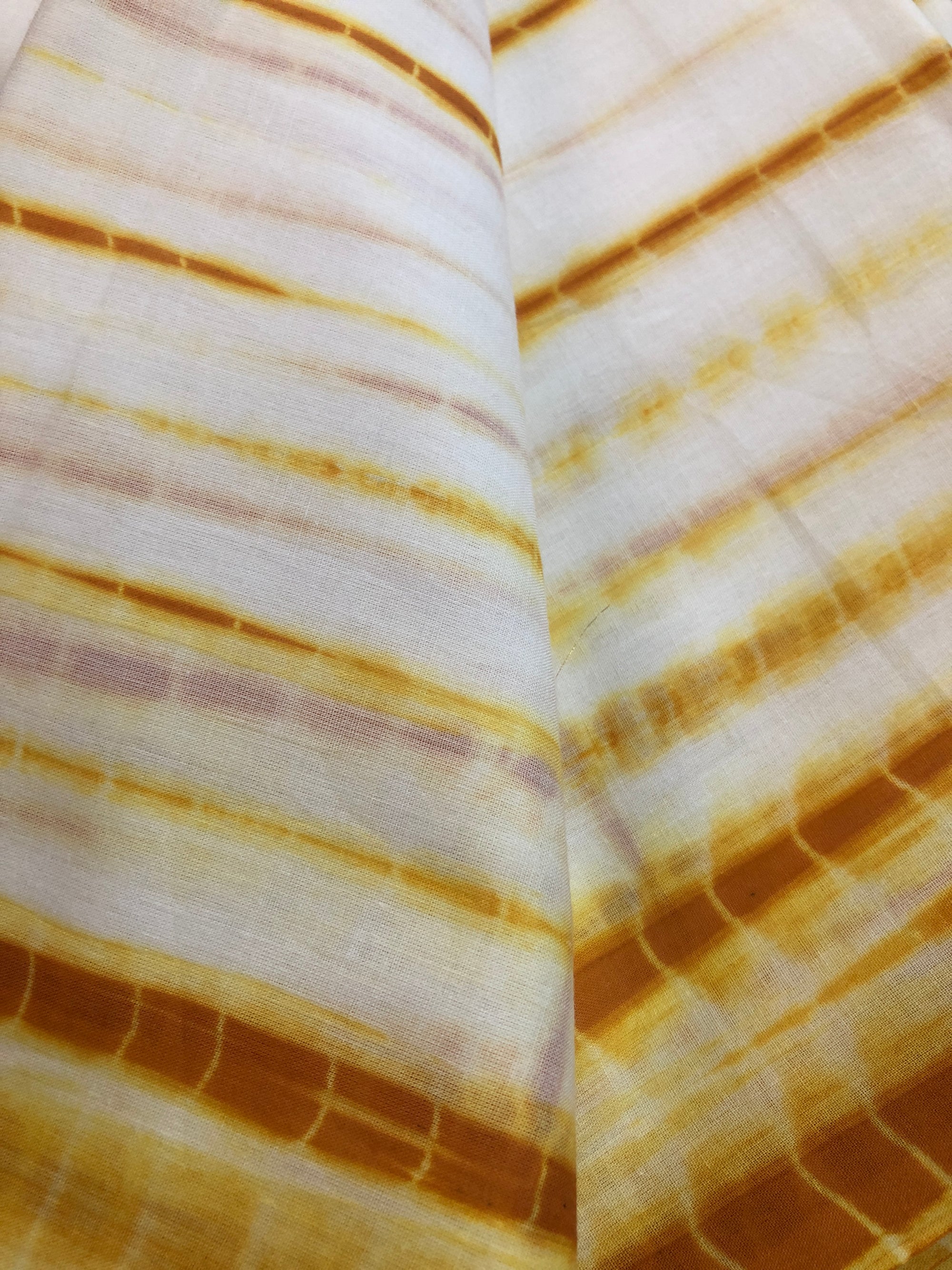 Tie and dye mul cotton fabric