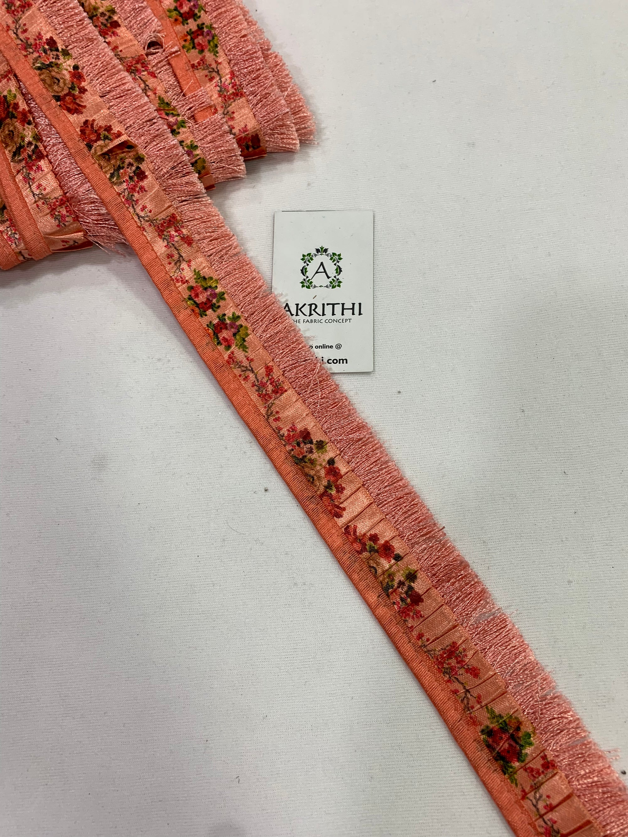 Embroidered lace 9 metres roll