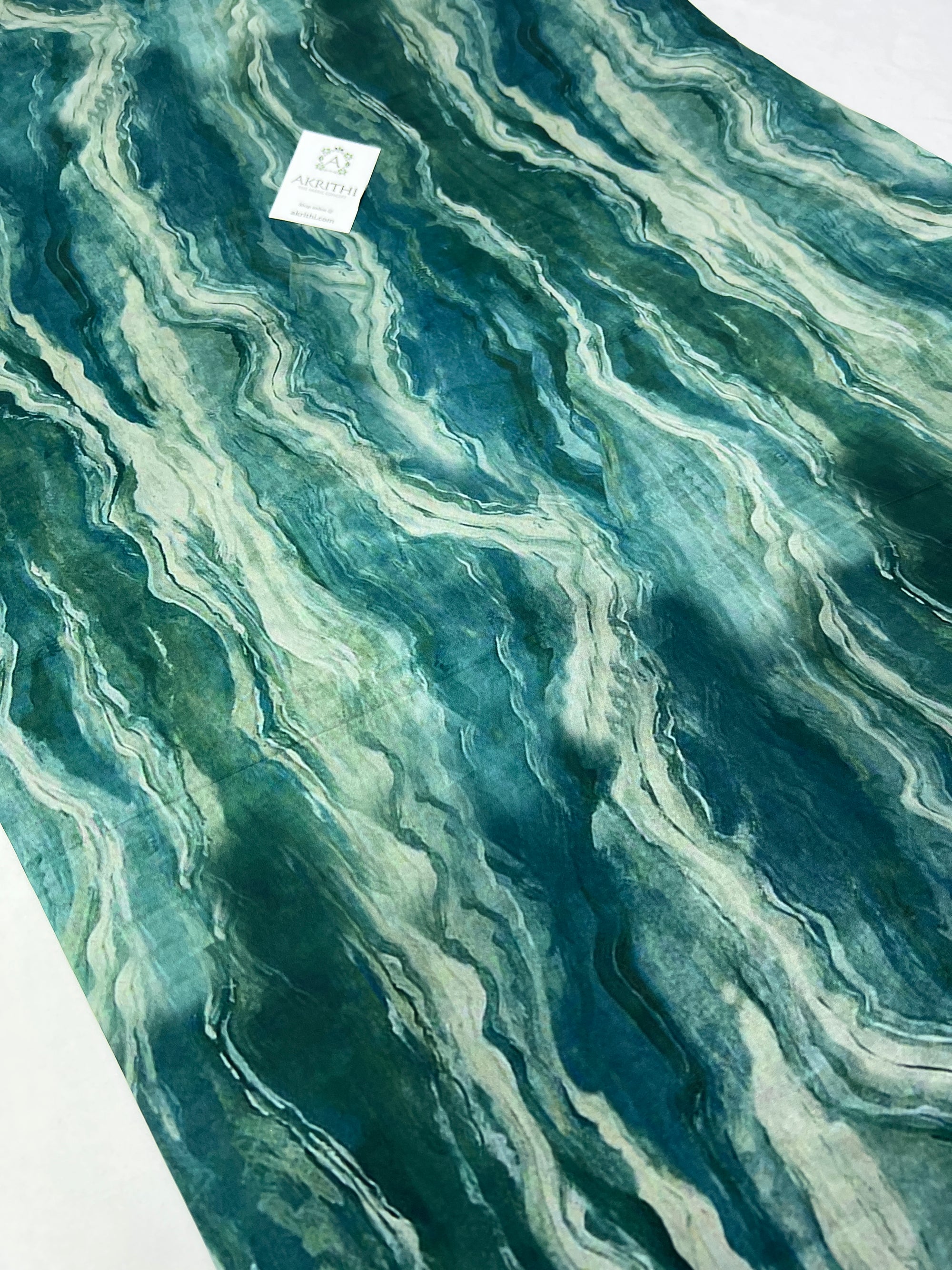 Digital printed modal satin fabric