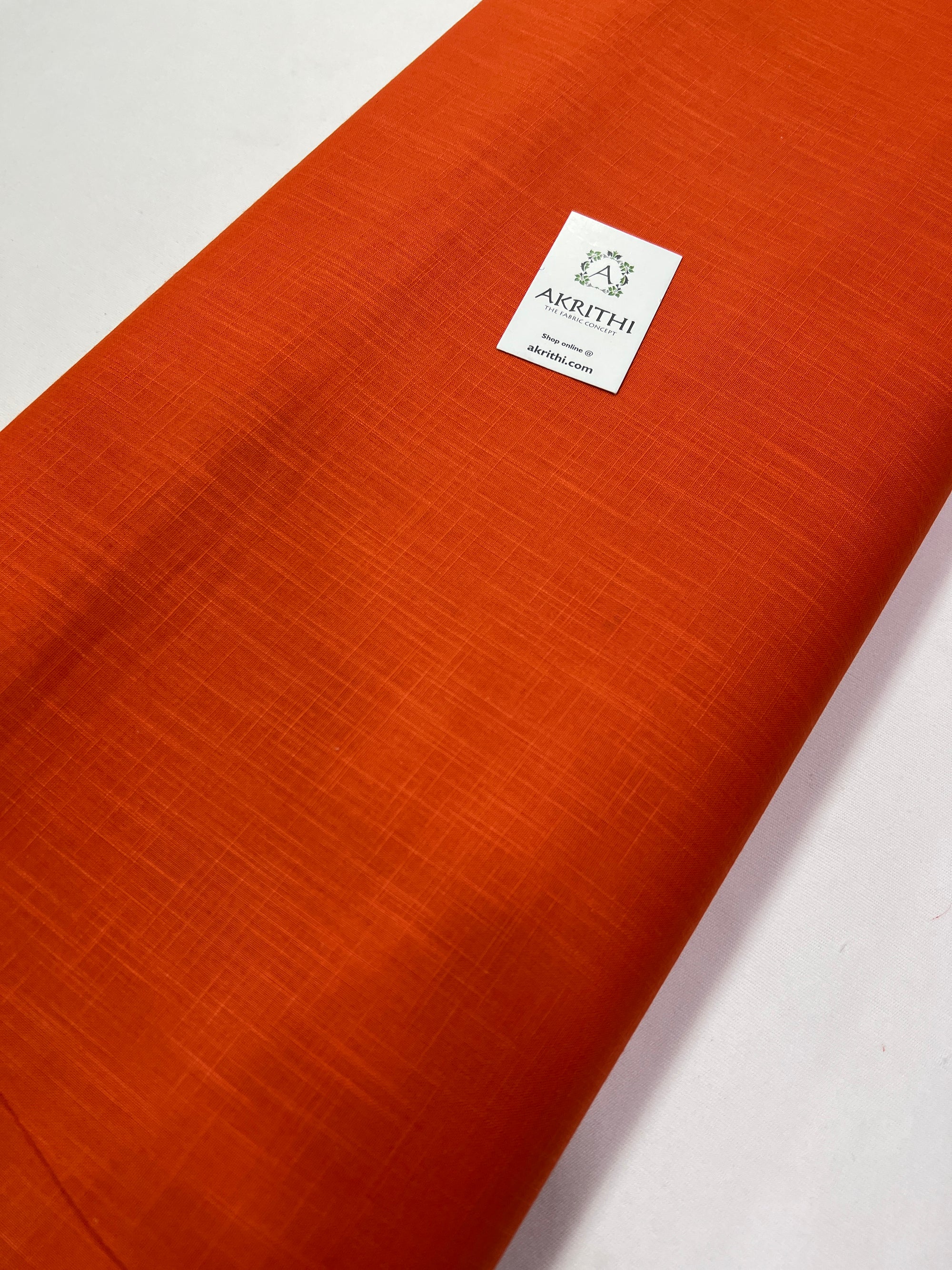 Plain cotton linen fabric