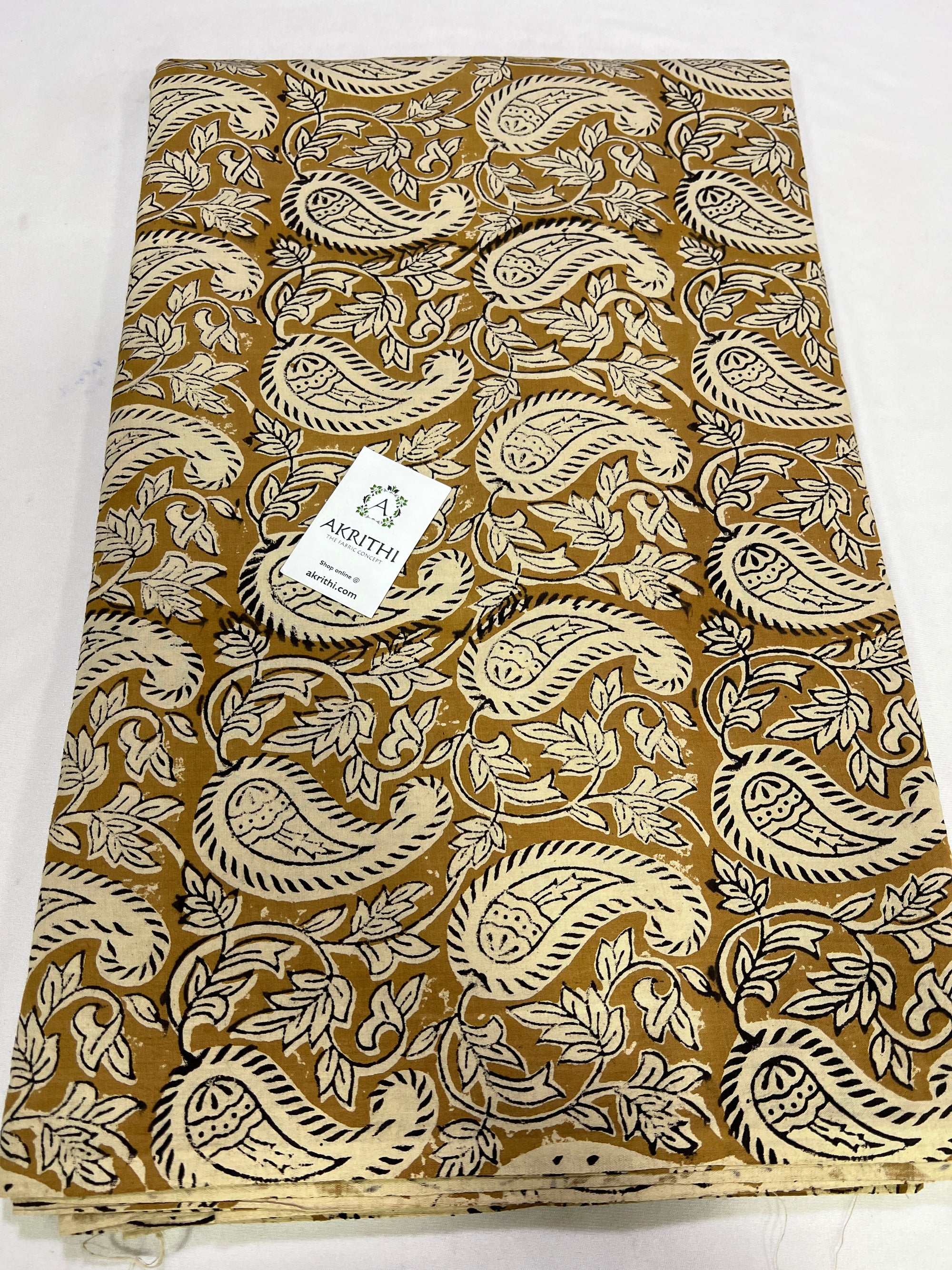 Hand block Printed pure cotton fabric