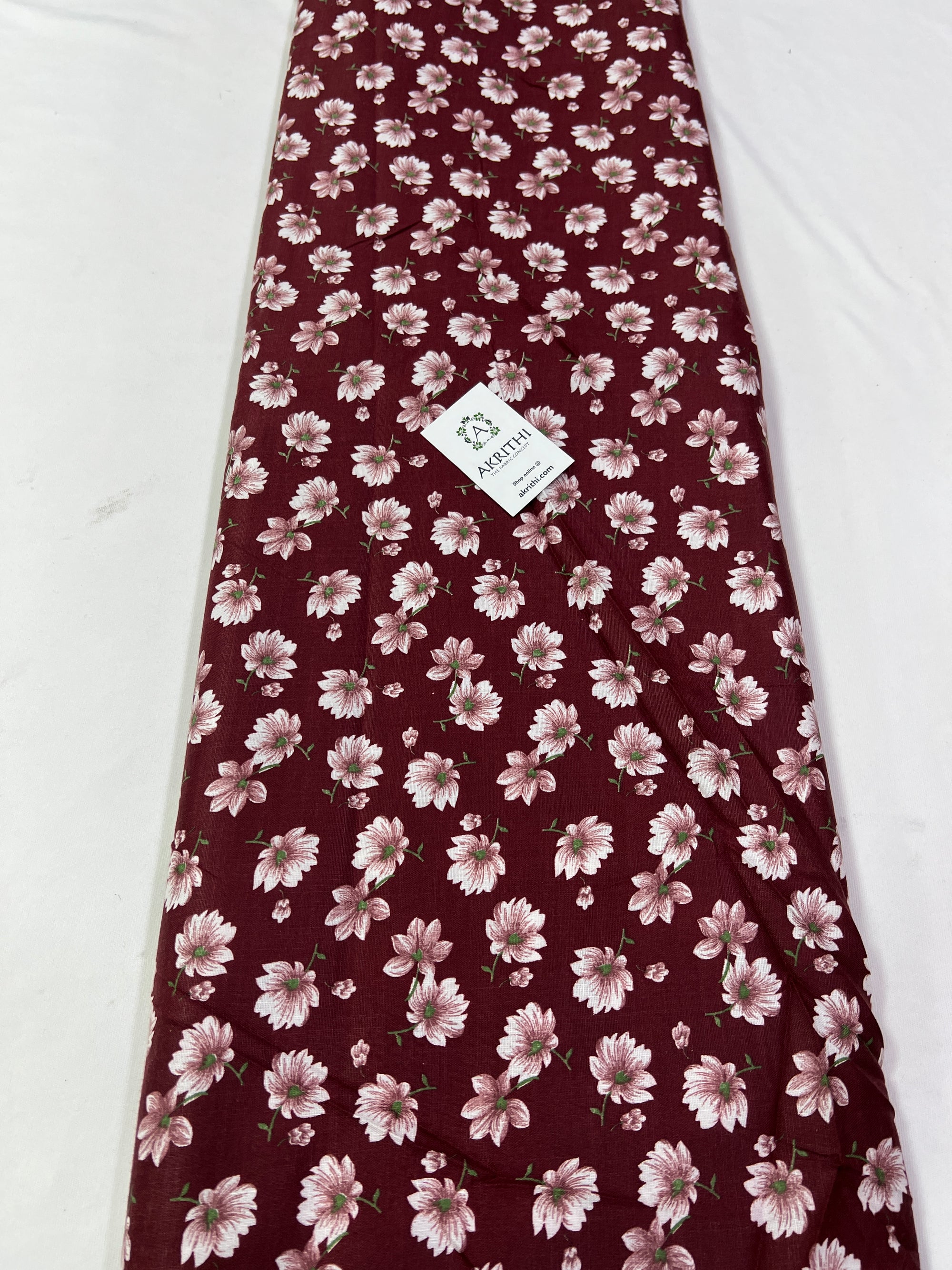 Printed blend cotton fabric