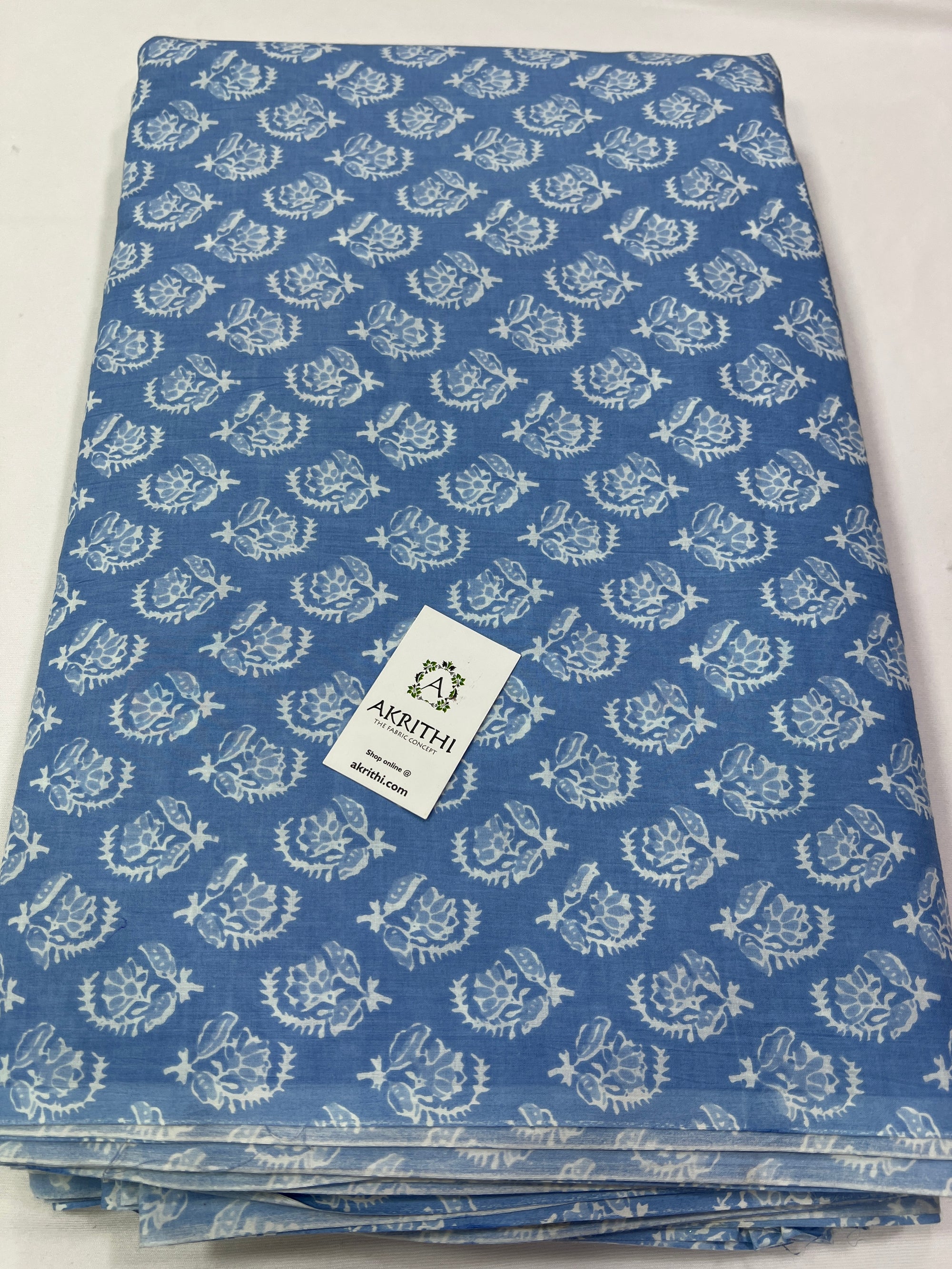Printed pure cotton fabric