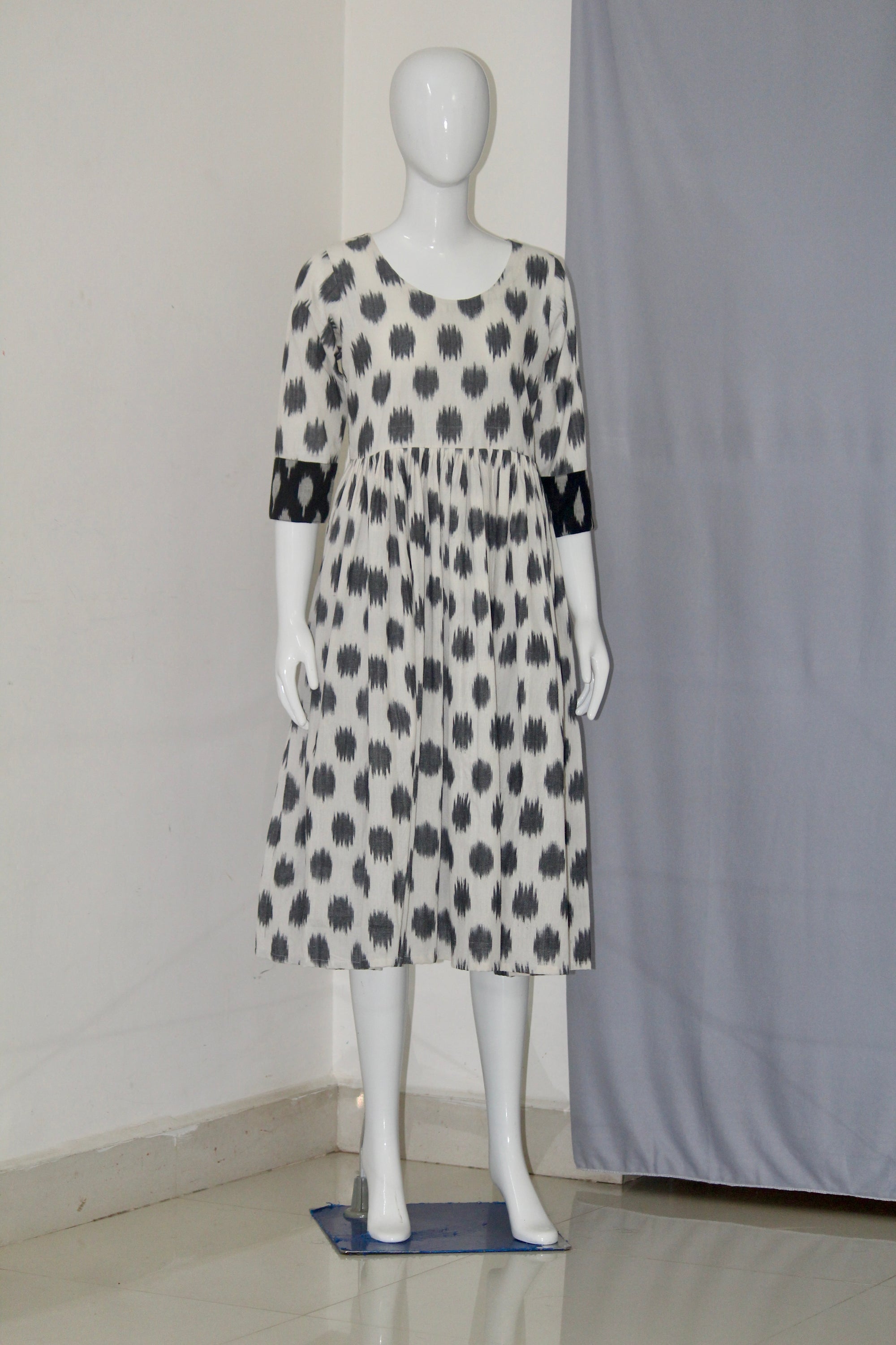 Pure cotton ikat dress