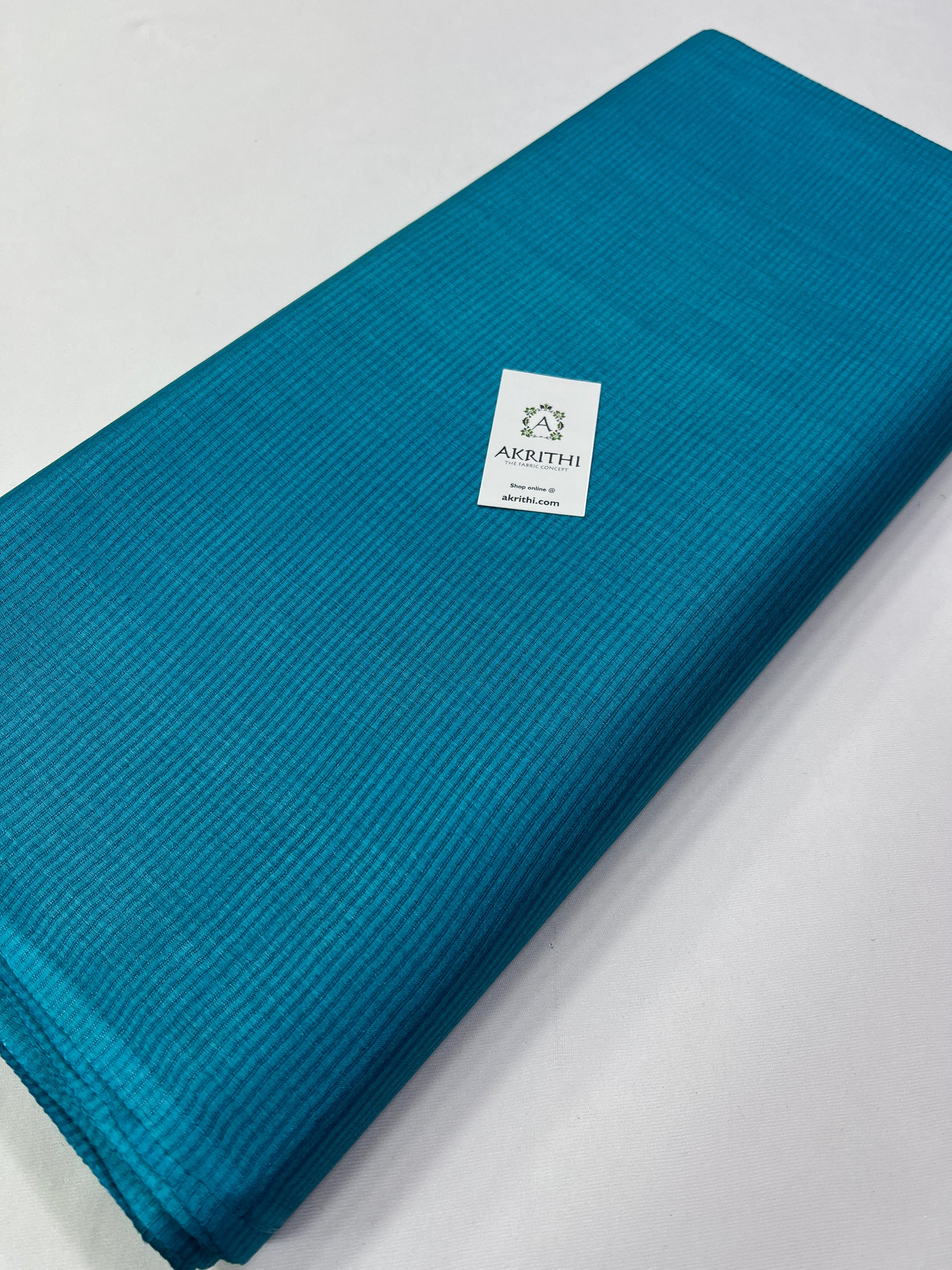 Striped Pure Tussar silk fabric