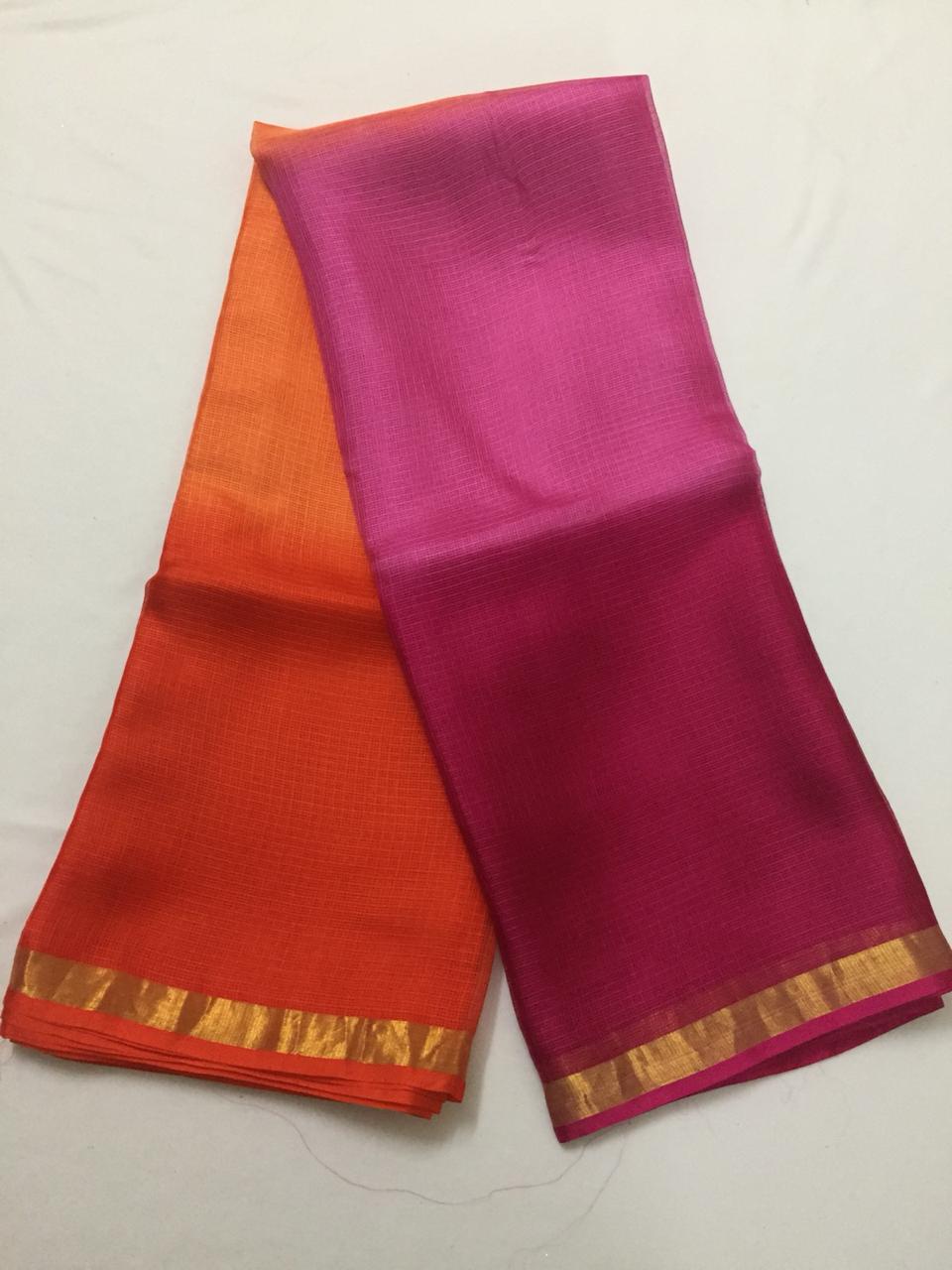 Multishaded Pure kota silk saree