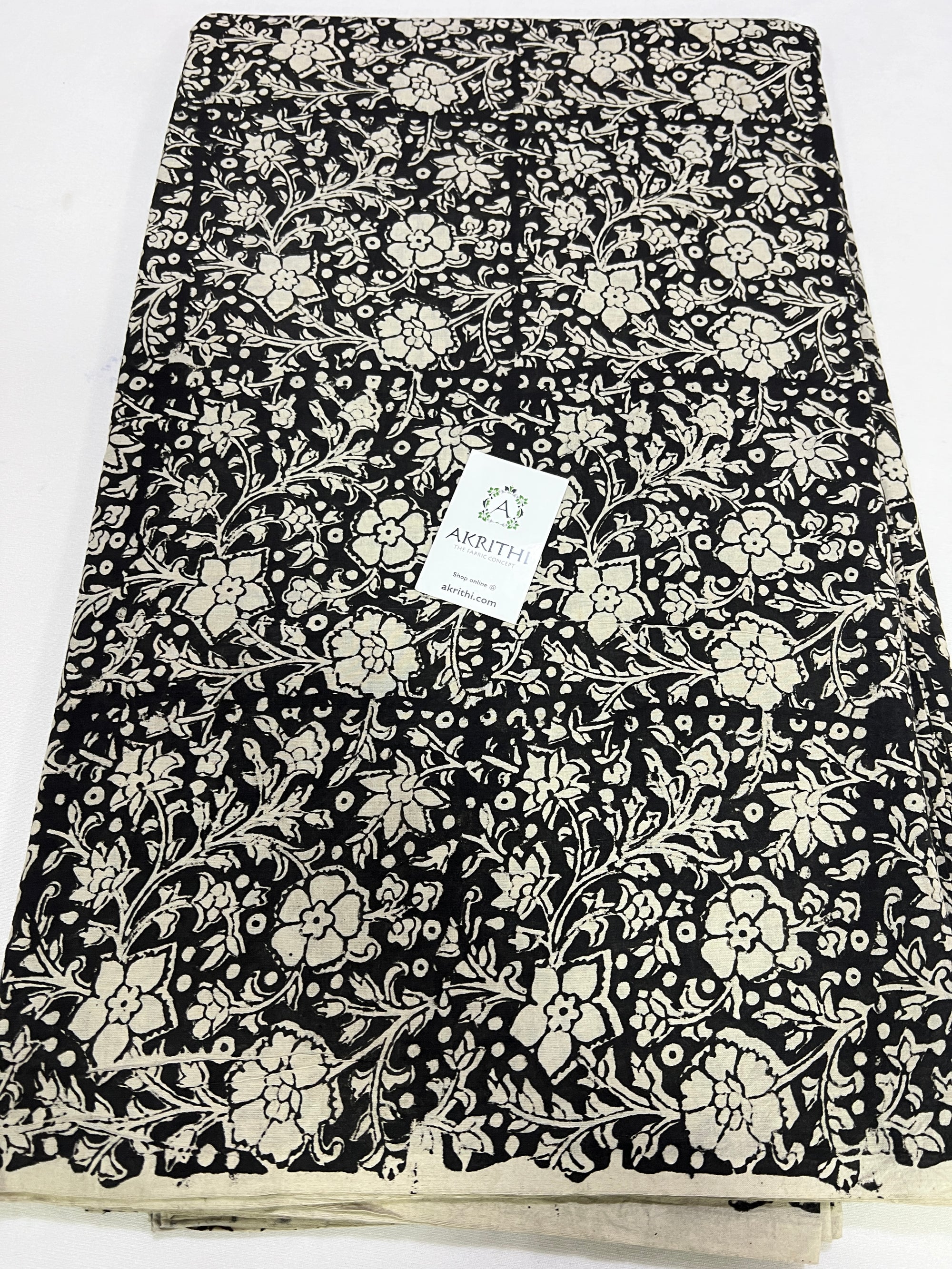 Hand block Printed pure cotton fabric