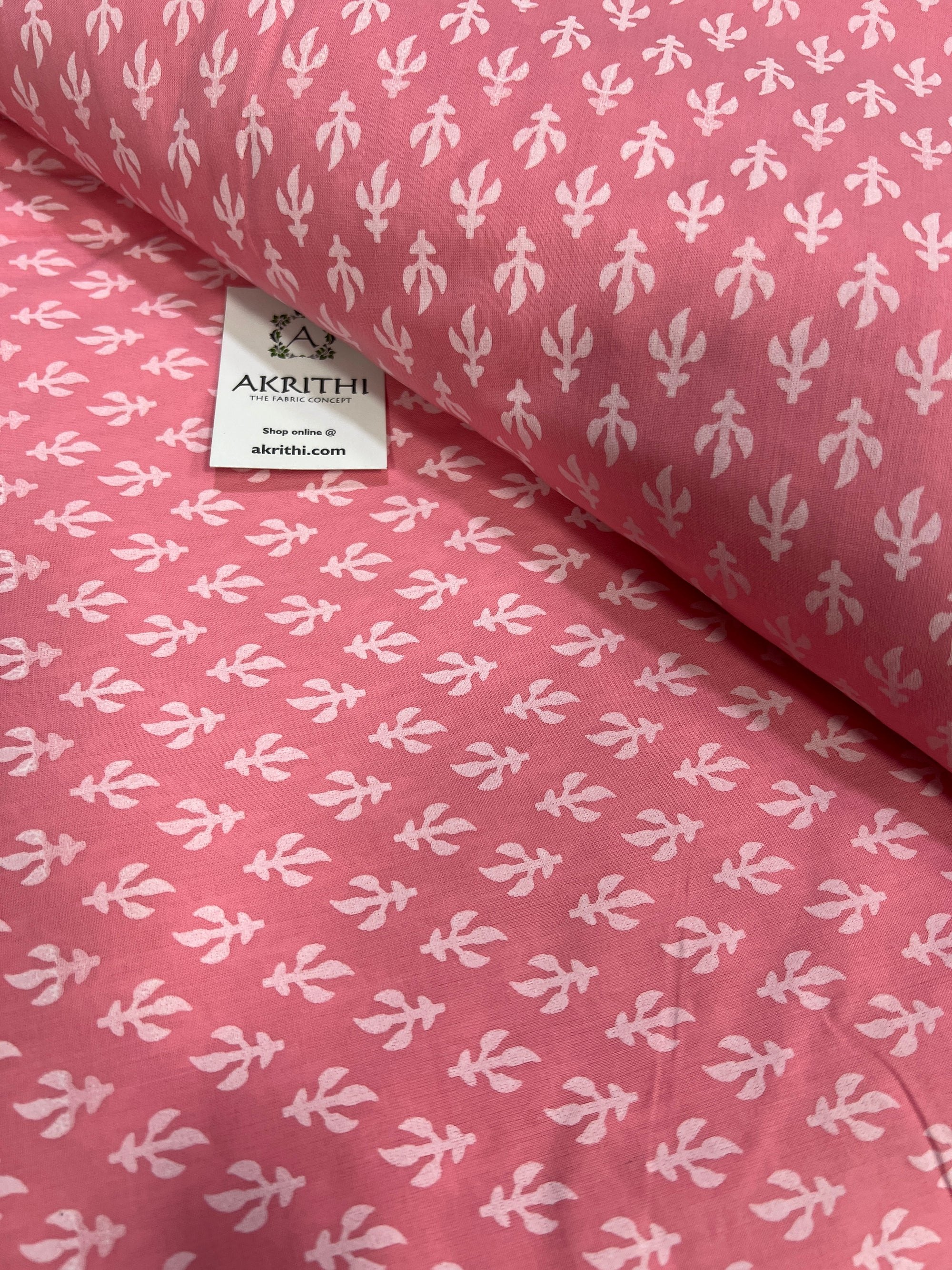 Printed pure cotton fabric