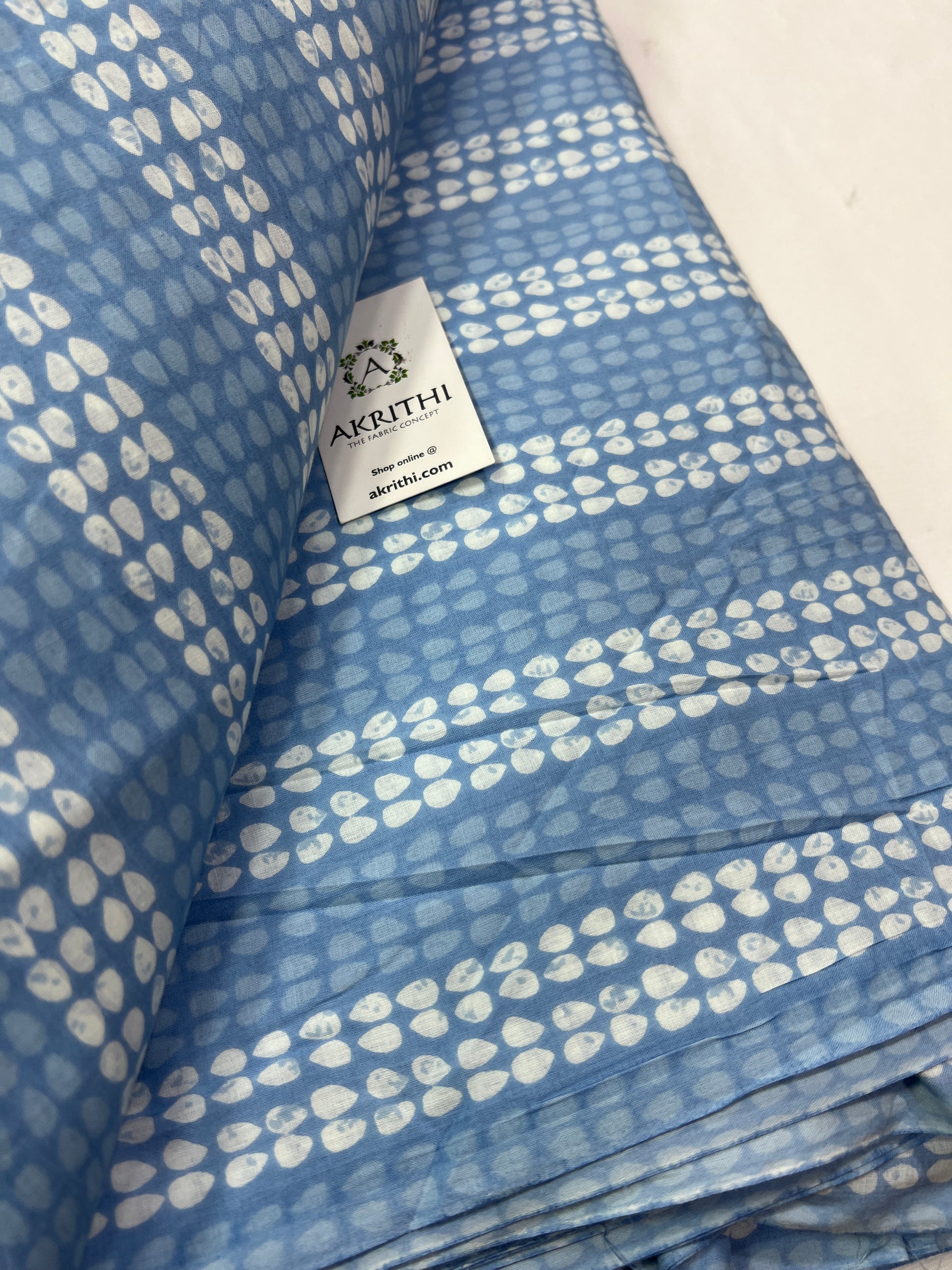Printed pure cotton fabric